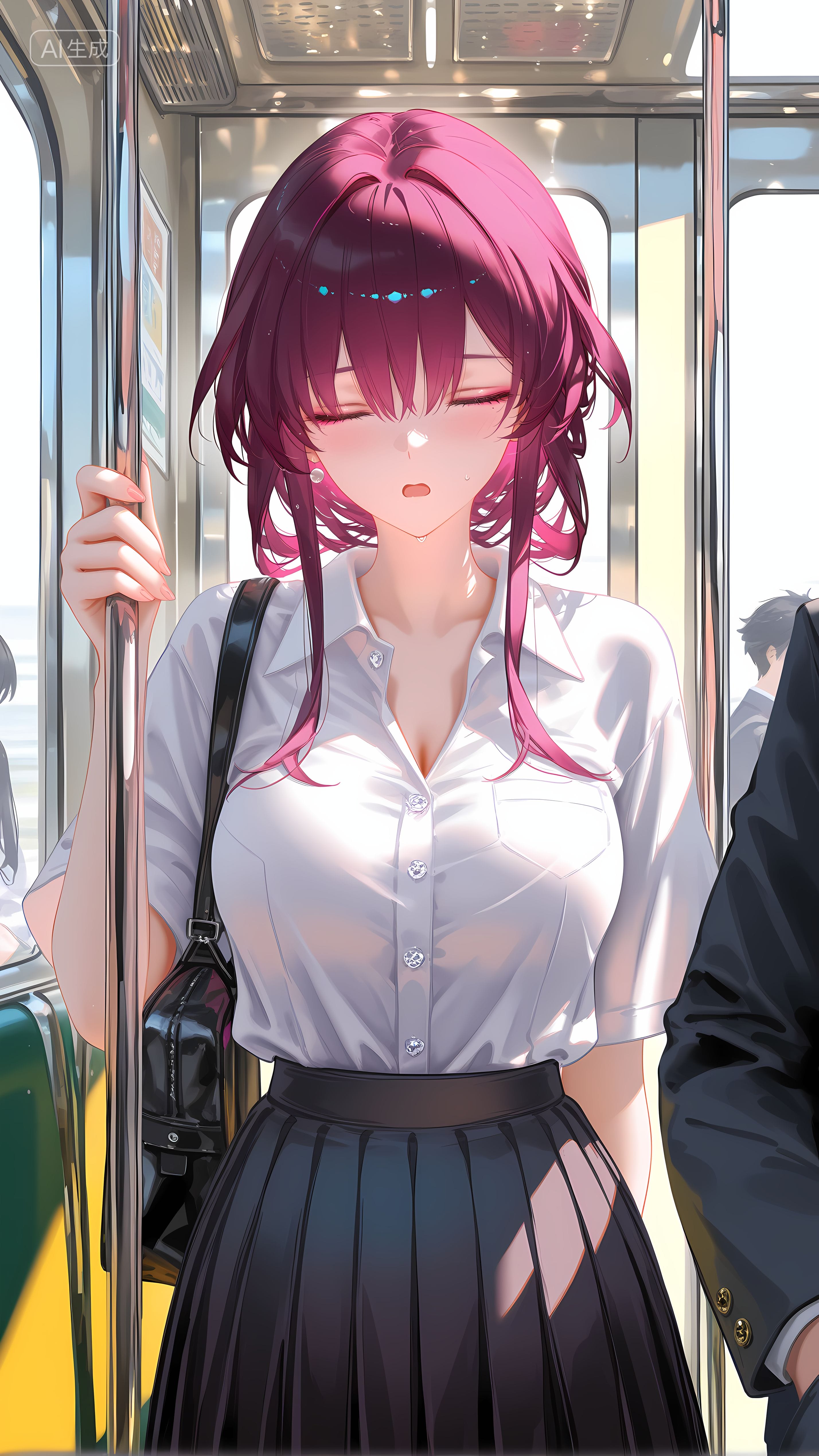 崩坏星穹铁道 角色卡夫卡 裙子百褶裙 公交地铁-皮皮兔动漫