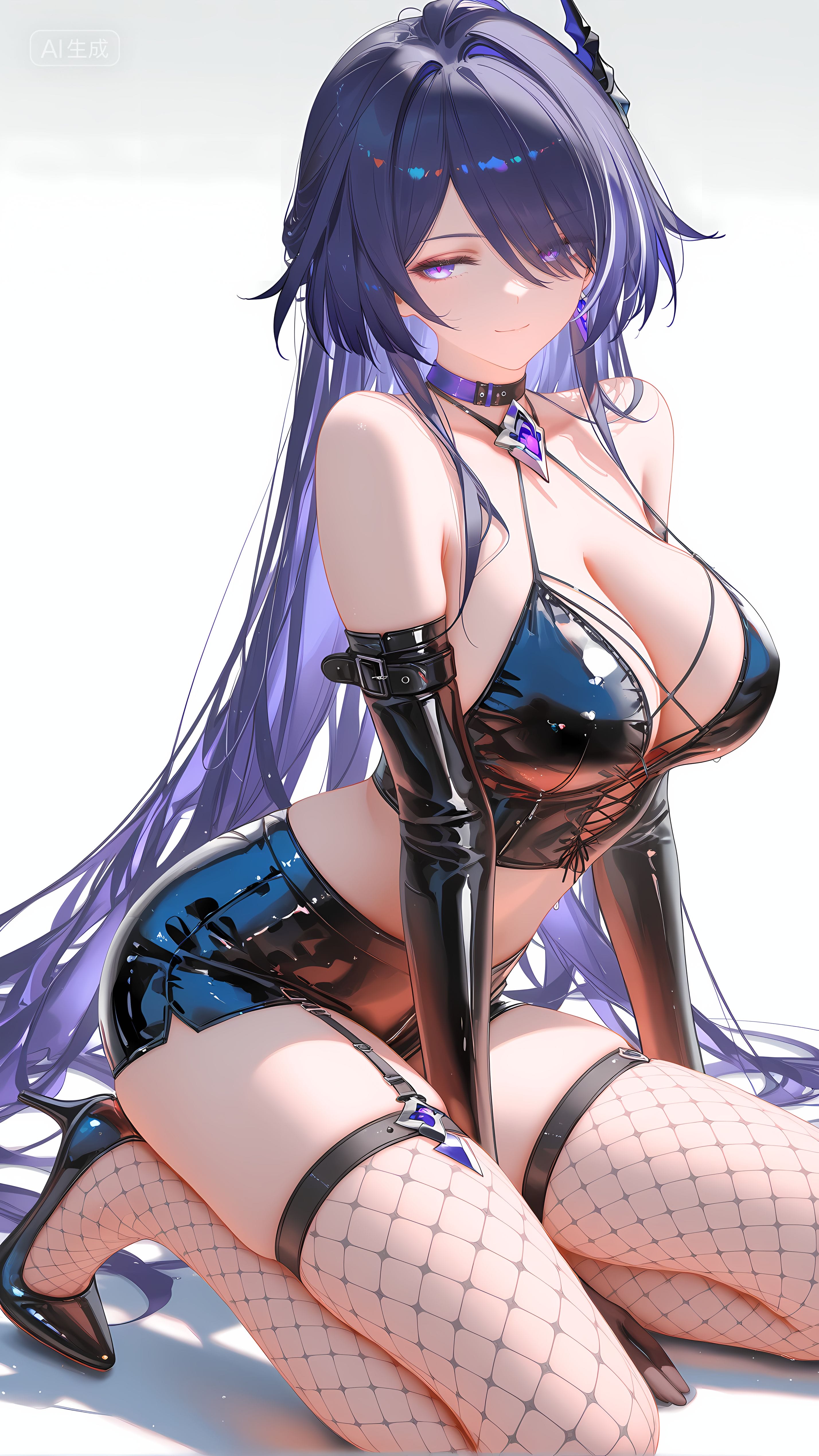 崩坏星穹铁道 黄泉 二次元美女 渔网袜 丝袜黑丝 皮衣-皮皮兔动漫