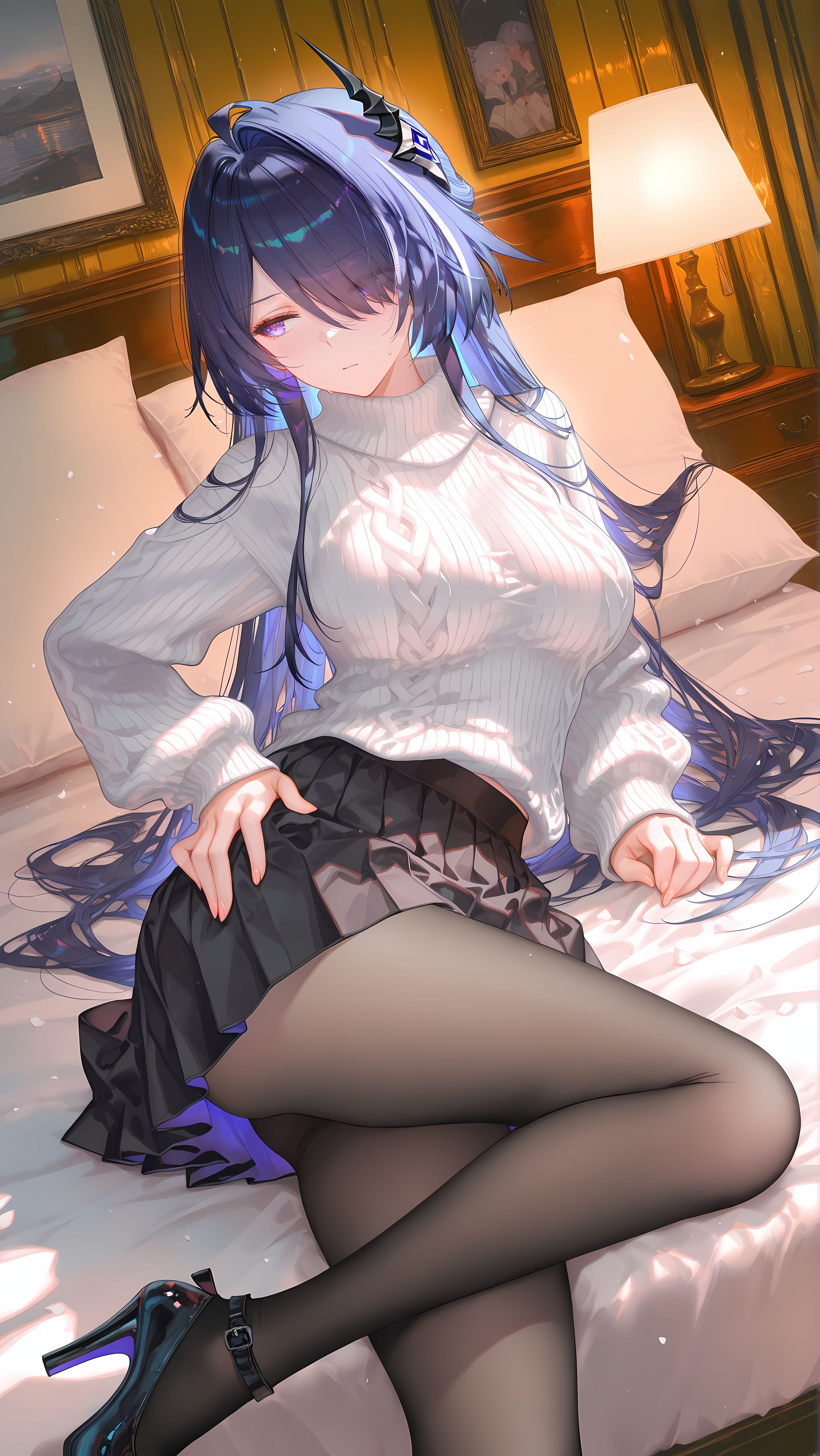 崩坏星穹铁道 黄泉 高跟鞋裙子 商超 百褶裙