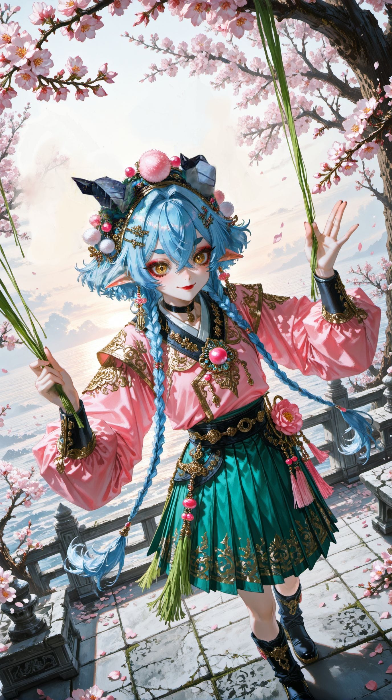 绝区零国风戏服 细节拉满 国潮风格