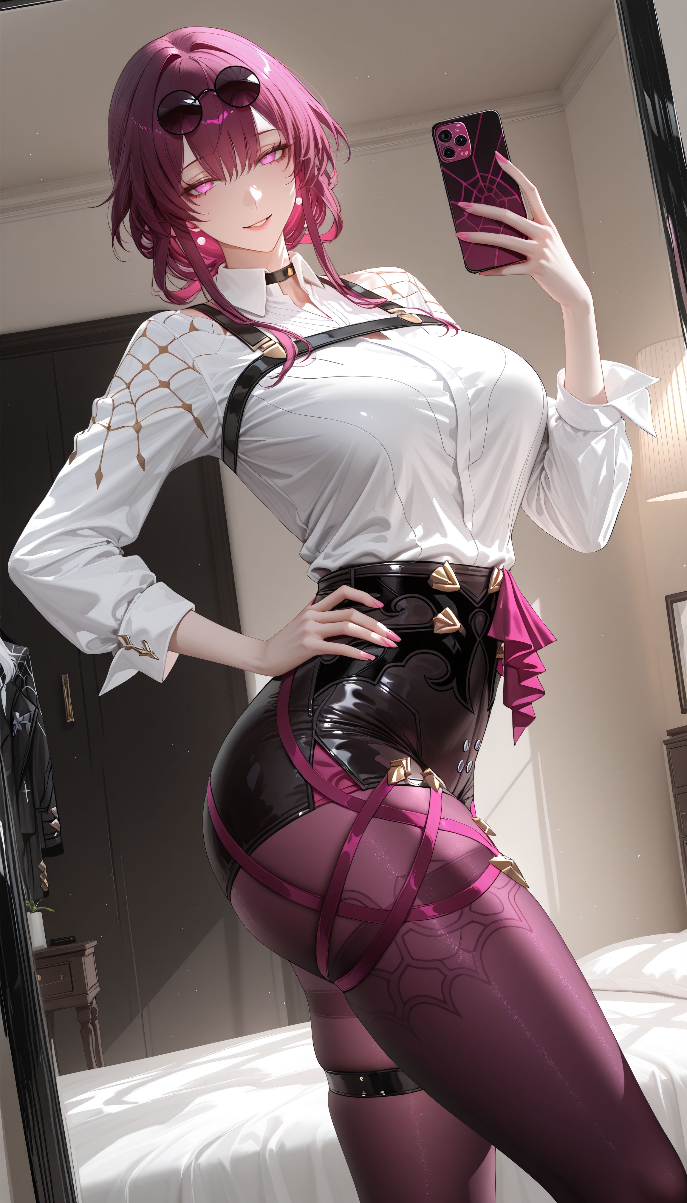 卡芙卡 二次元游戏角色 崩坏星穹铁道 房间镜子-皮皮兔动漫