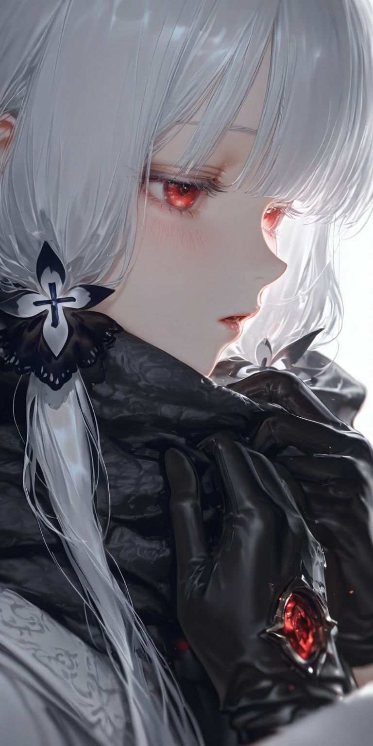 碧蓝航线光辉 ai绘画 二次元女孩少女 黑手套 冬天-皮皮兔动漫