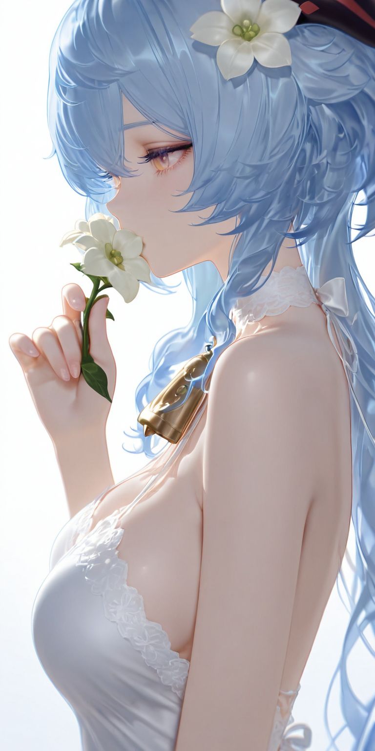 原神甘雨 ai绘画 二次元 不知道什么花哈哈哈-皮皮兔动漫