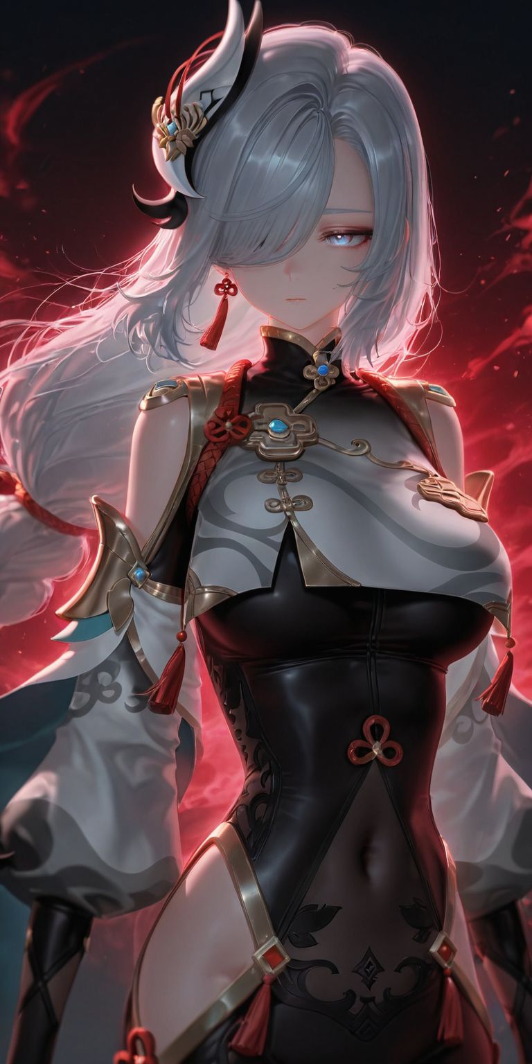 二次元原神申鹤 ai绘画 还挺好看