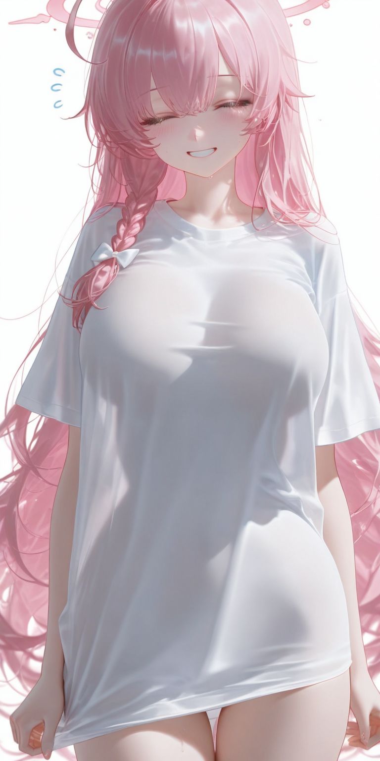 蔚蓝档案花子 ai绘画 T恤若隐若现-皮皮兔动漫