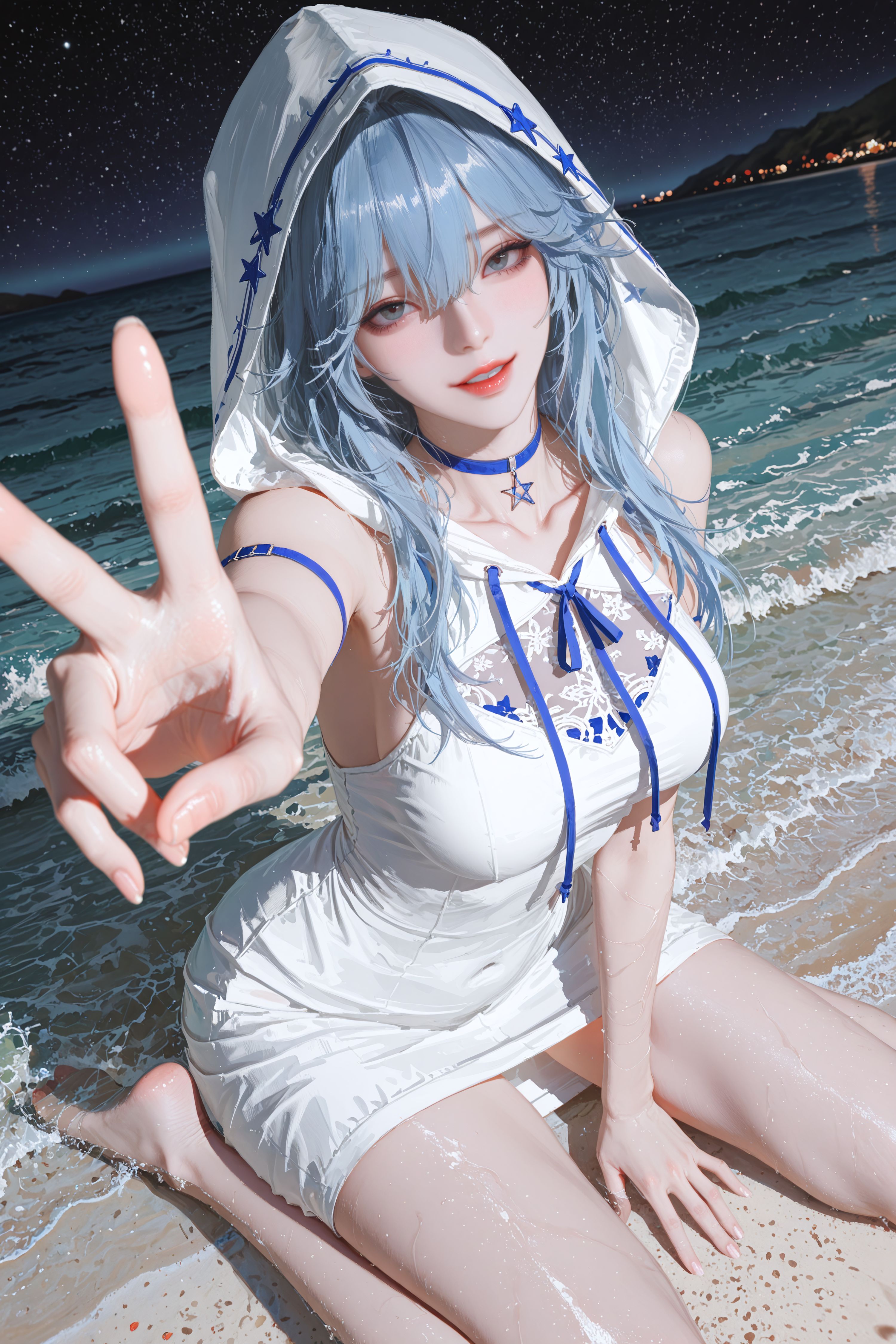 鸣潮手游 二次元 守岸人 游戏人物 海边-皮皮兔动漫