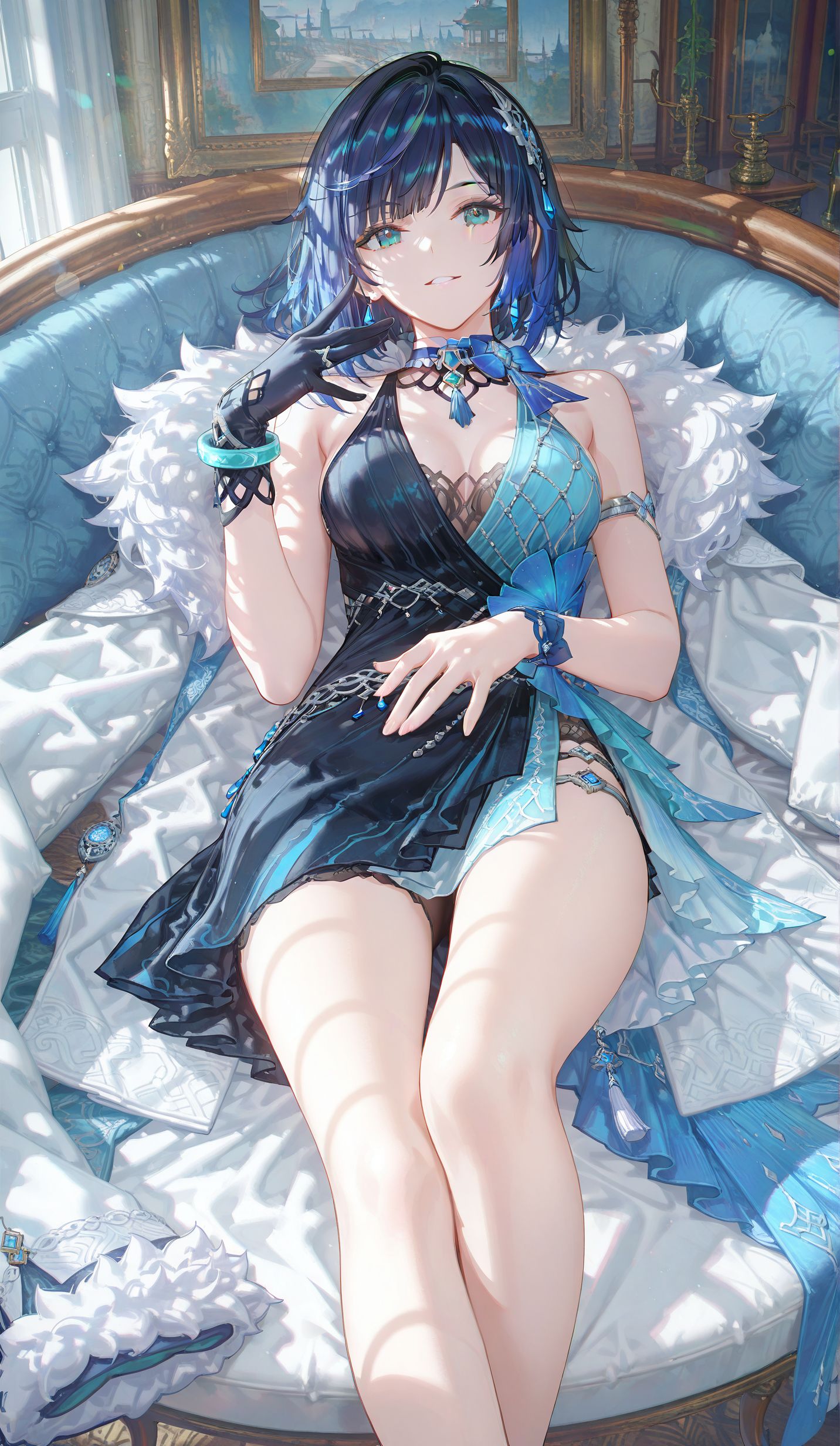 夜兰原神 二次元游戏人物 大长腿精致壁纸