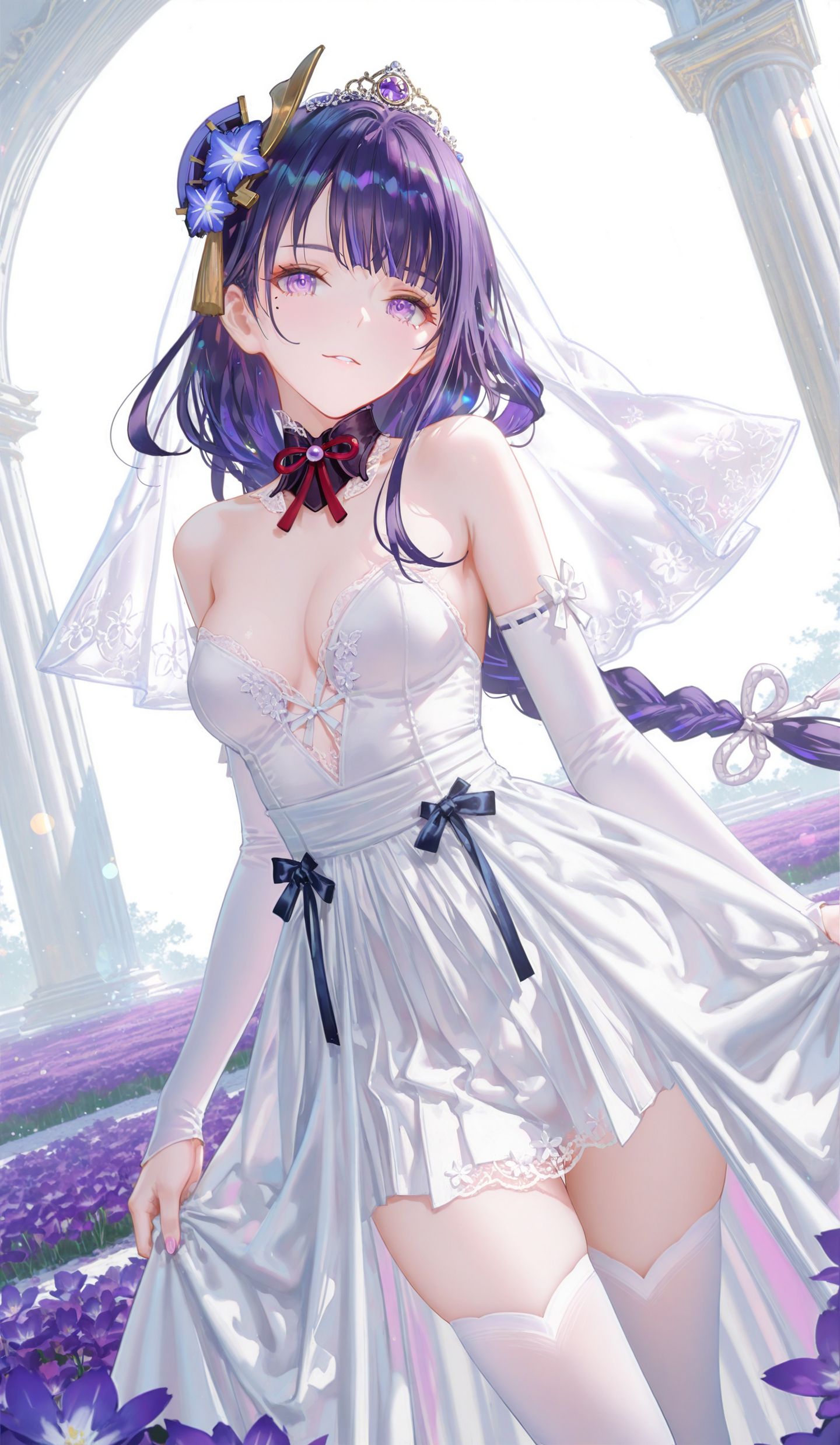 雷电将军花嫁 二次元ai 原神