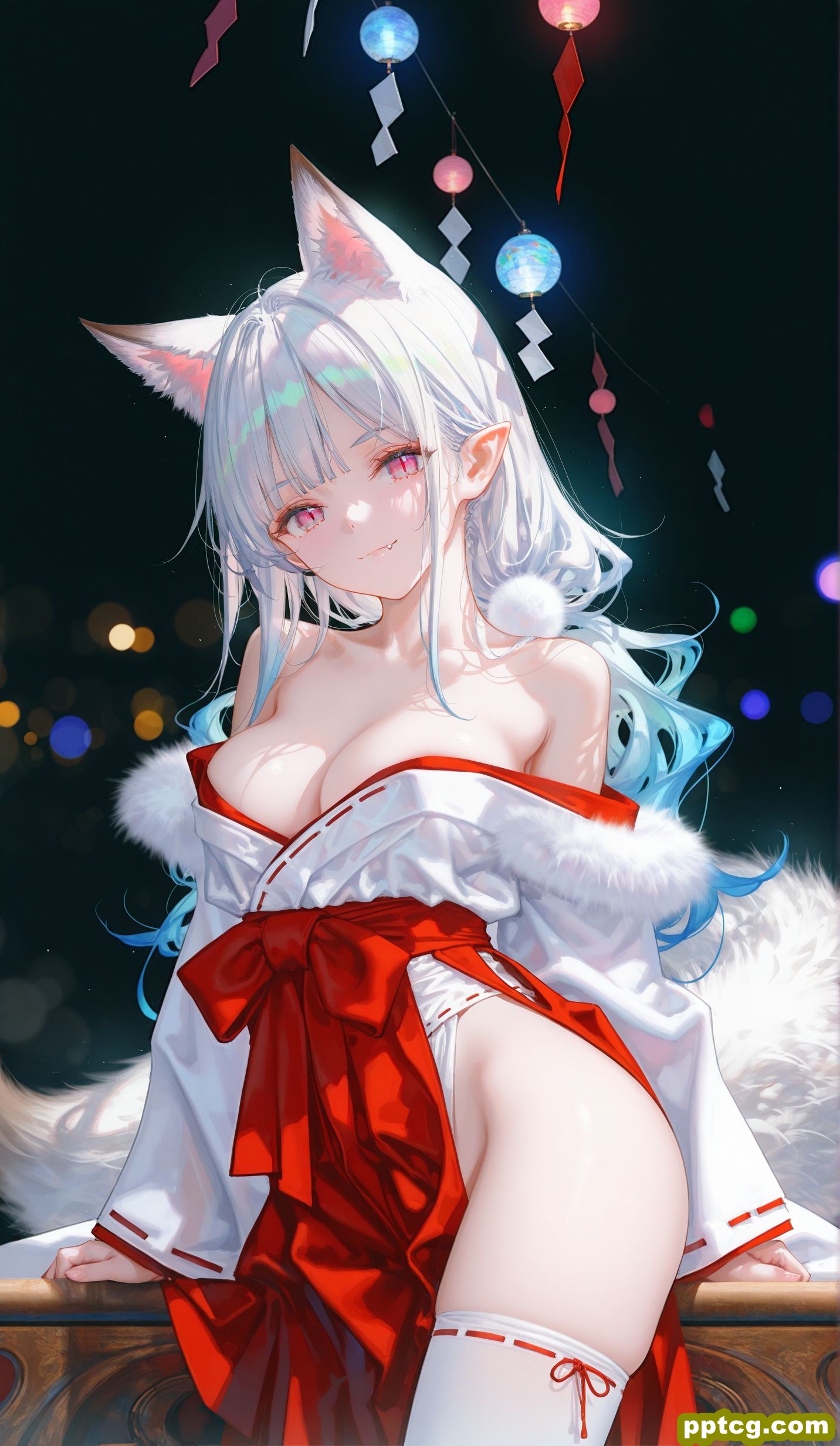 会有喜欢狐娘的嘛？ai创作 ai生成 二次元-皮皮兔动漫