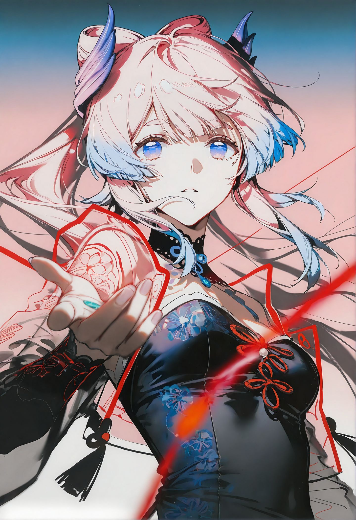 游戏壁纸 原神启动 甘雨 雷电将军-皮皮兔动漫