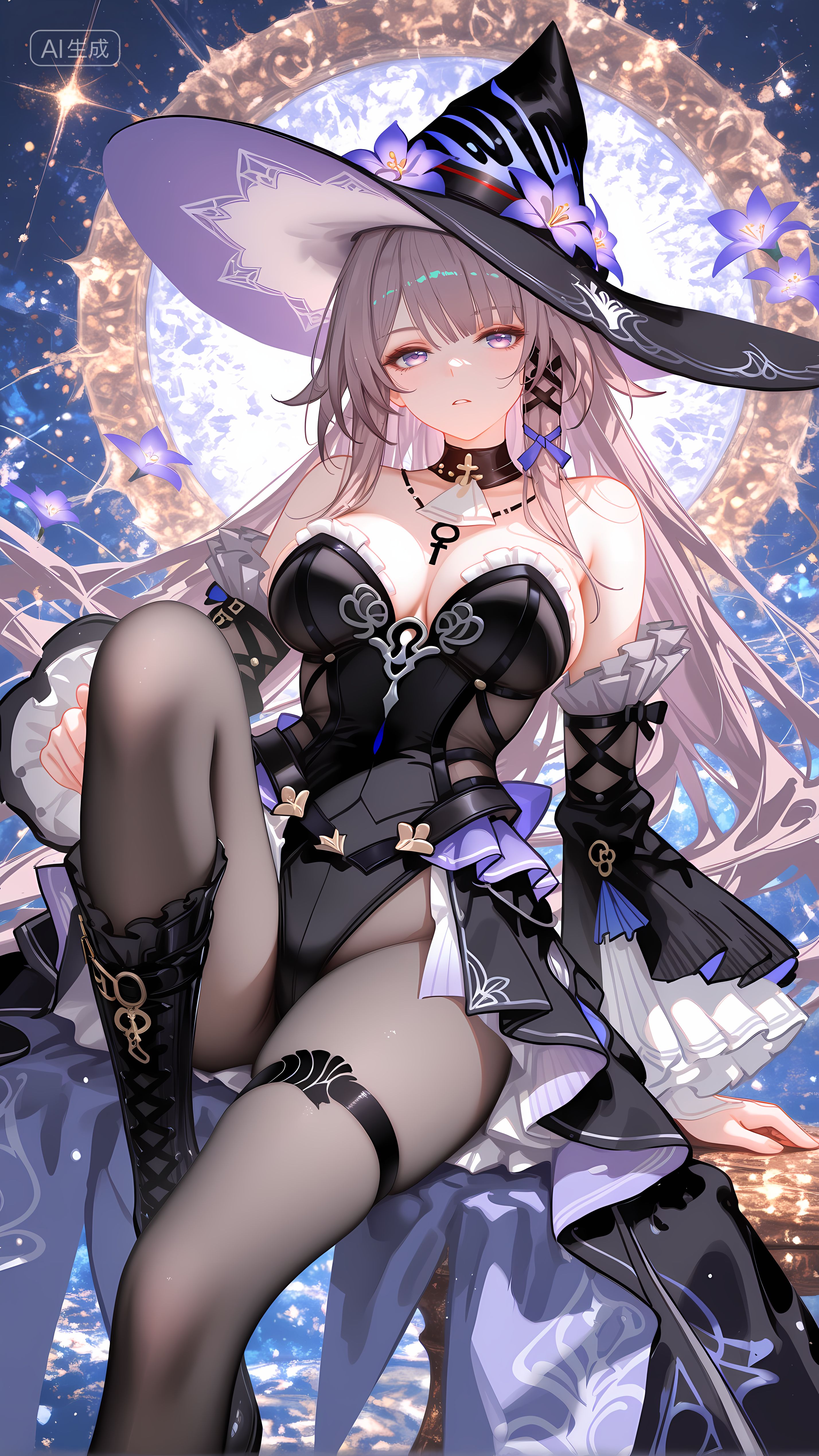 崩坏星穹铁道 大黑塔 裤袜黑丝 二次元游戏美女-皮皮兔动漫