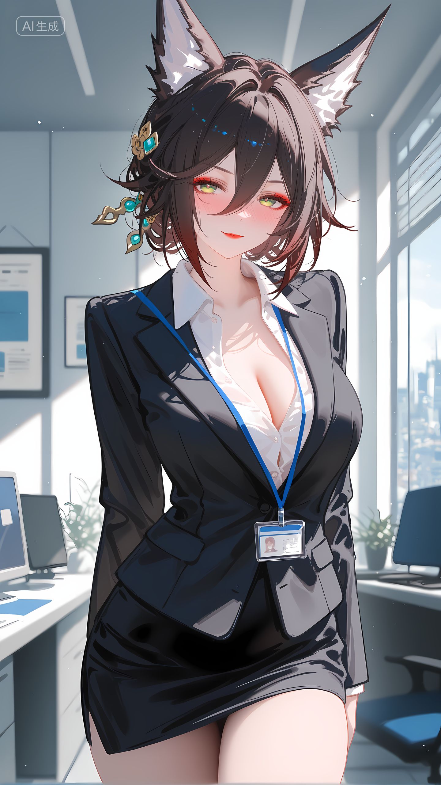 有点烧烧的停云 崩坏星穹铁道 旗袍礼服 大长腿