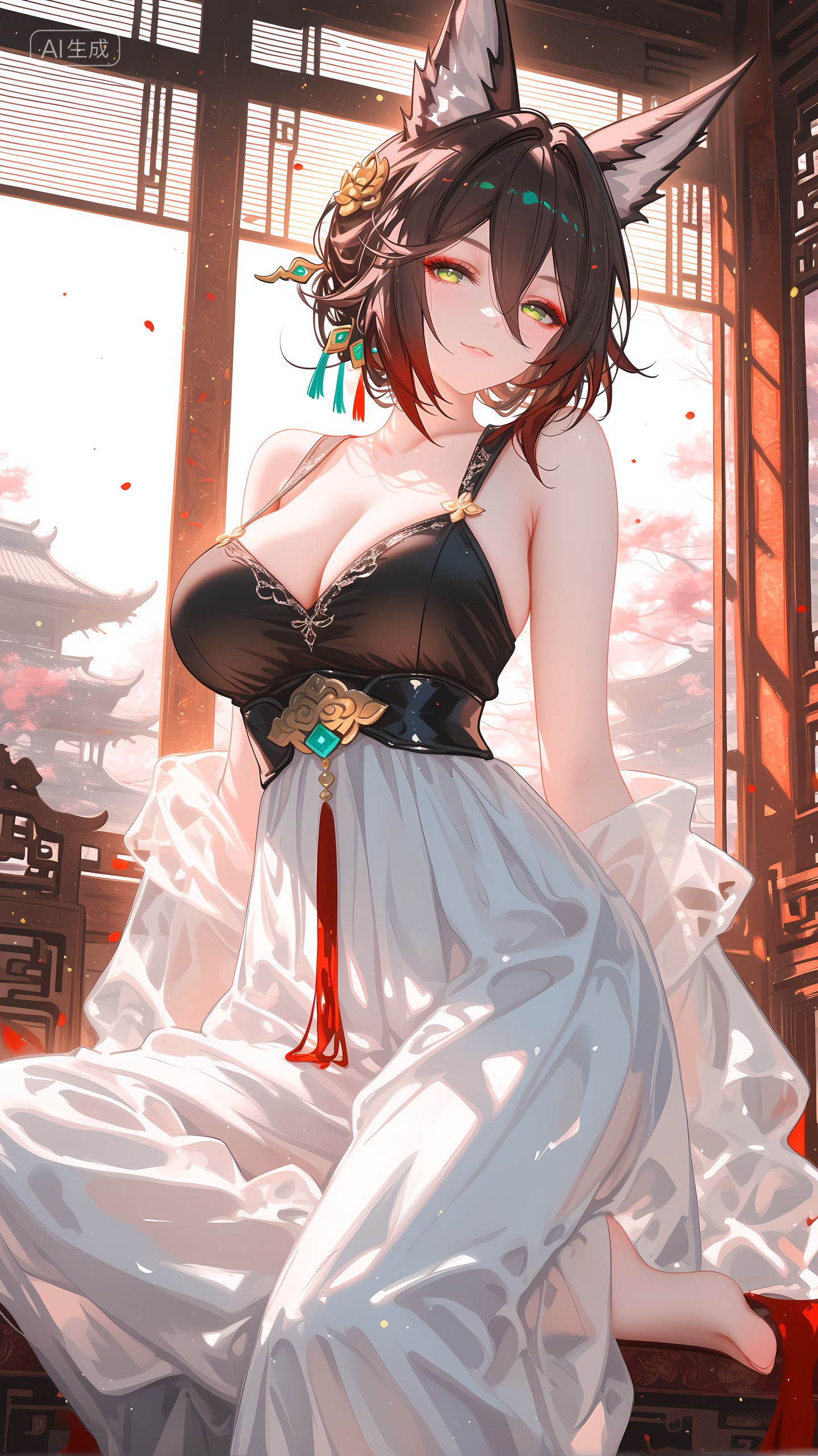 有点烧烧的停云 崩坏星穹铁道 旗袍礼服 大长腿