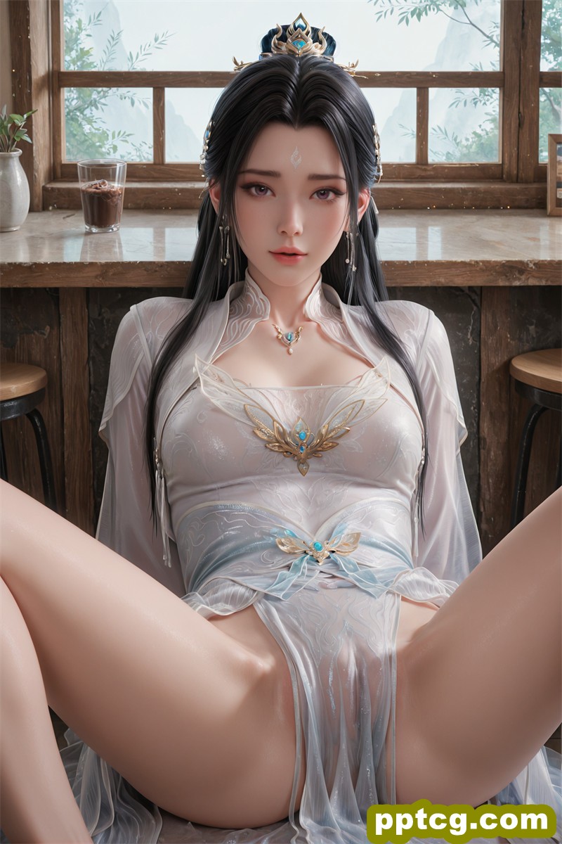 [AI艺术第2801期] [诛仙] [陆雪琪 · 系列四十八] 咖啡店激情 [133P]-皮皮兔动漫