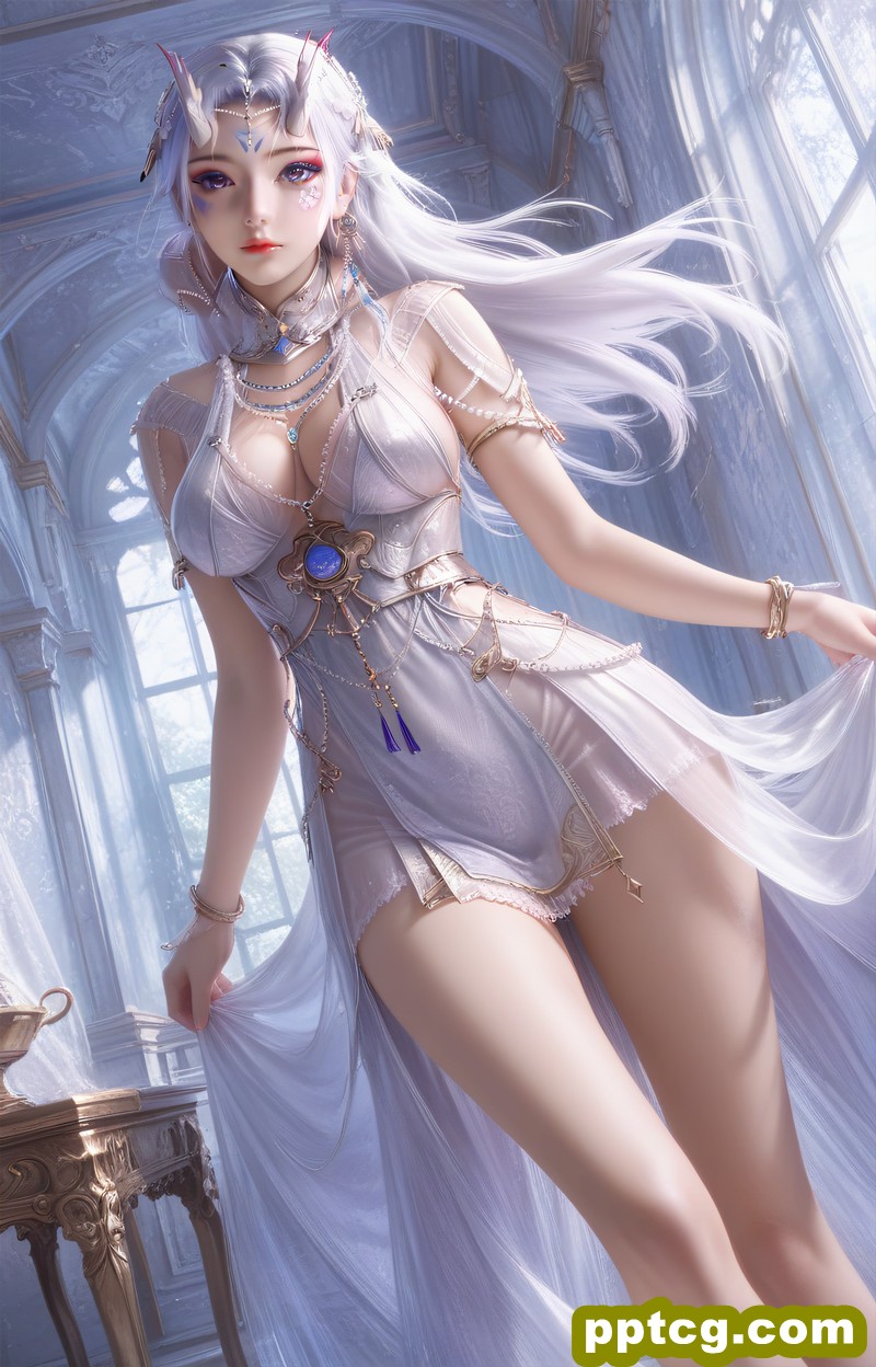 [AI艺术第2942期] [百炼成神] [封念云 · 系列一] 涩涩 [49P]-皮皮兔动漫