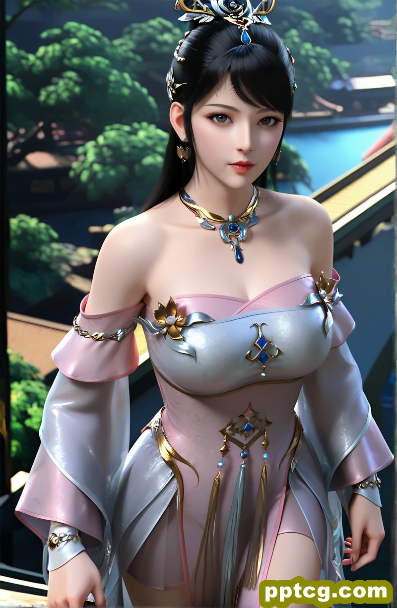 [AI艺术第3211期] [逆天邪神] [蓝雪若 · 系列三] 涩涩 [53P]-皮皮兔动漫