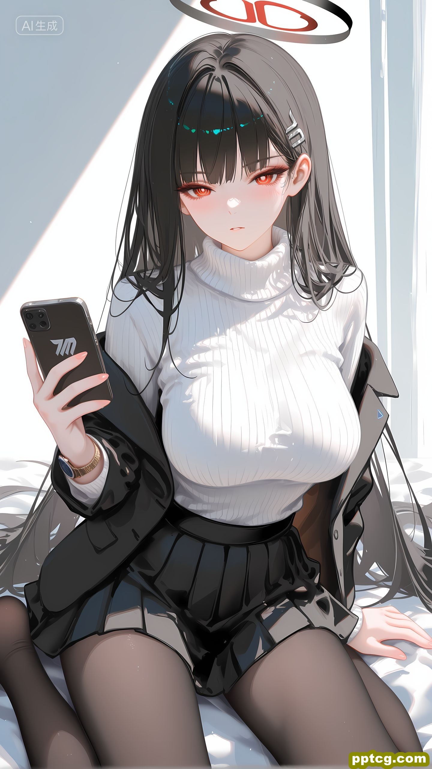 二次元游戏少女角色 性感厨娘 黑丝裤袜肉肉腿