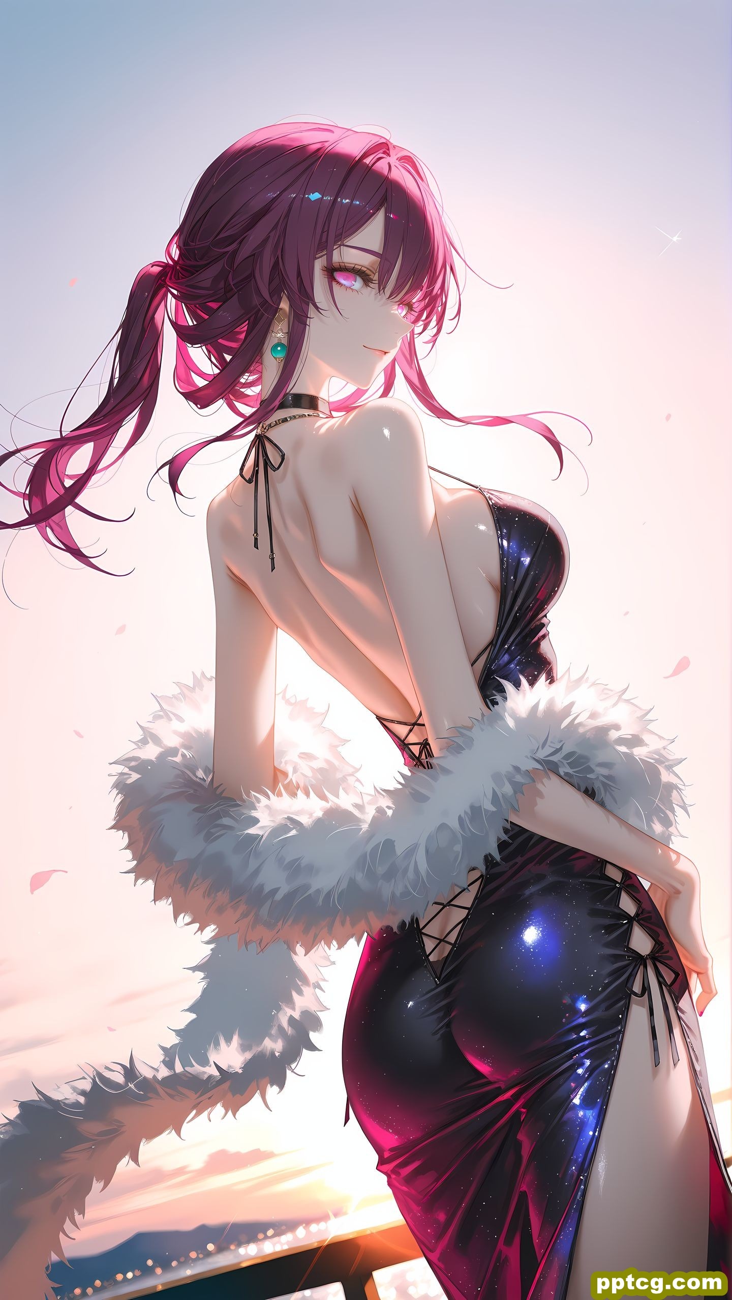 崩坏星穹铁道游戏角色美图 卡芙卡 旗袍性感大长腿美腿