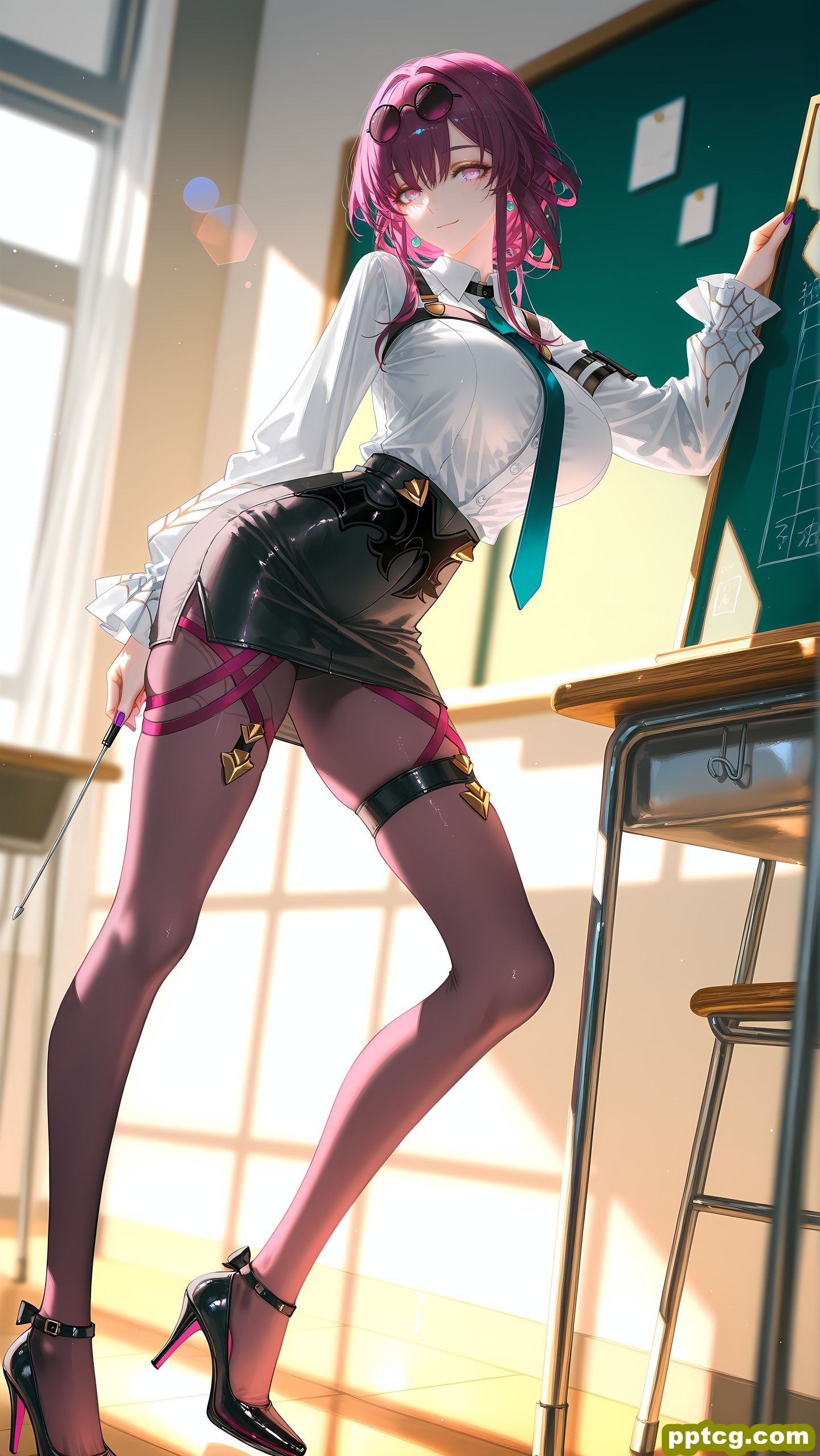 崩坏星穹铁道游戏角色美图 卡芙卡 旗袍性感大长腿美腿