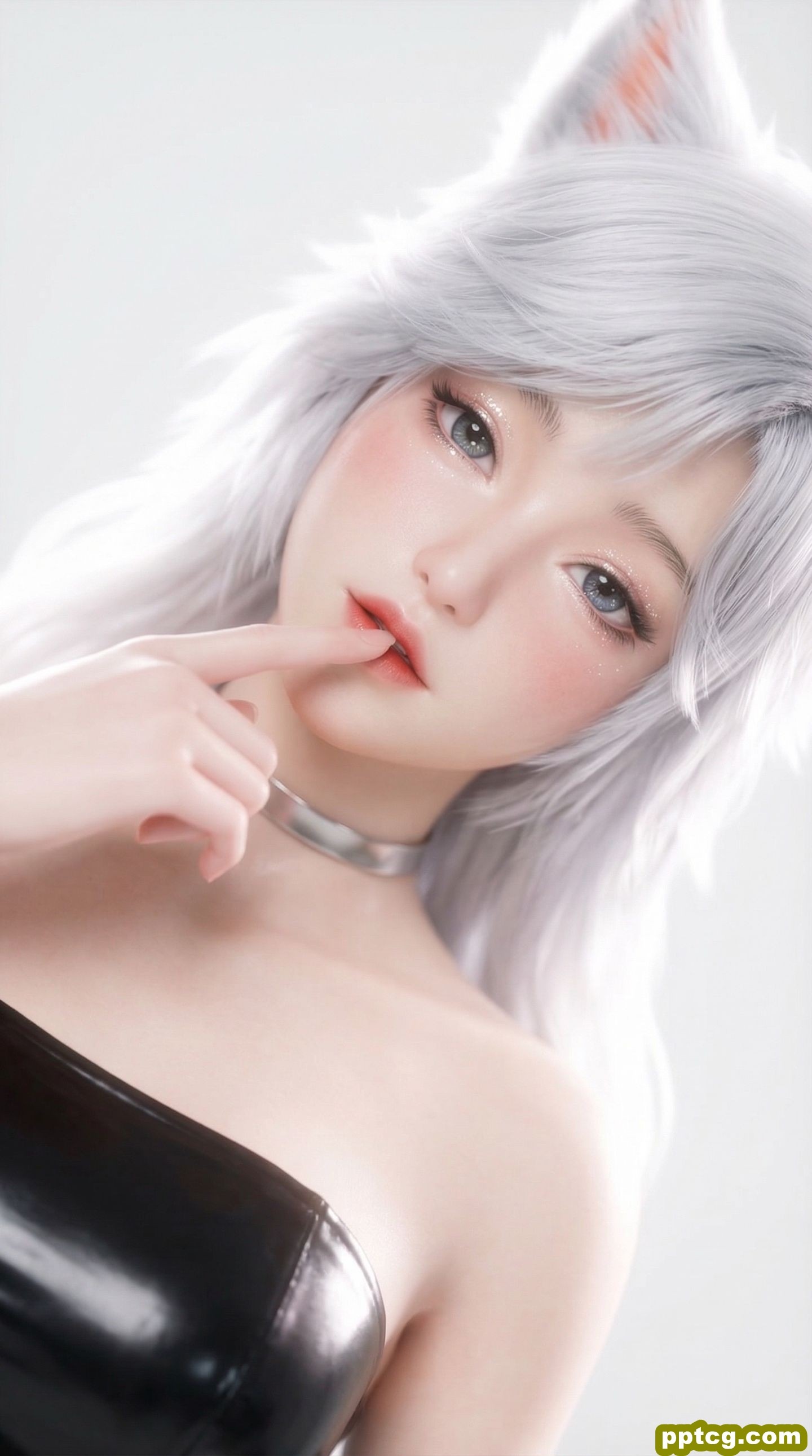 凡人修仙传银月 手机壁纸 现代穿搭写真 国漫美女人物二创美图 紧身皮衣