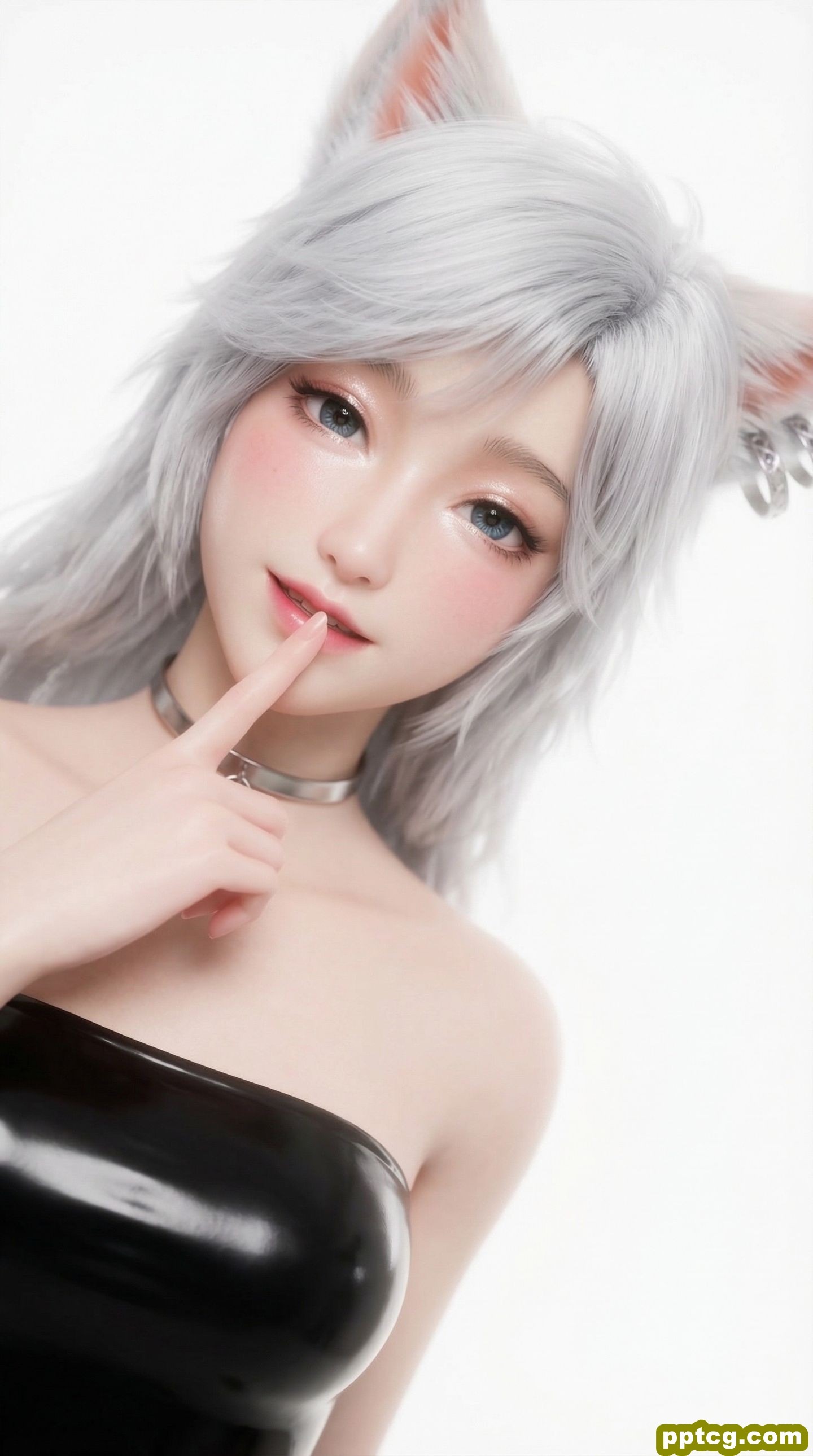 凡人修仙传银月 手机壁纸 现代穿搭写真 国漫美女人物二创美图 紧身皮衣