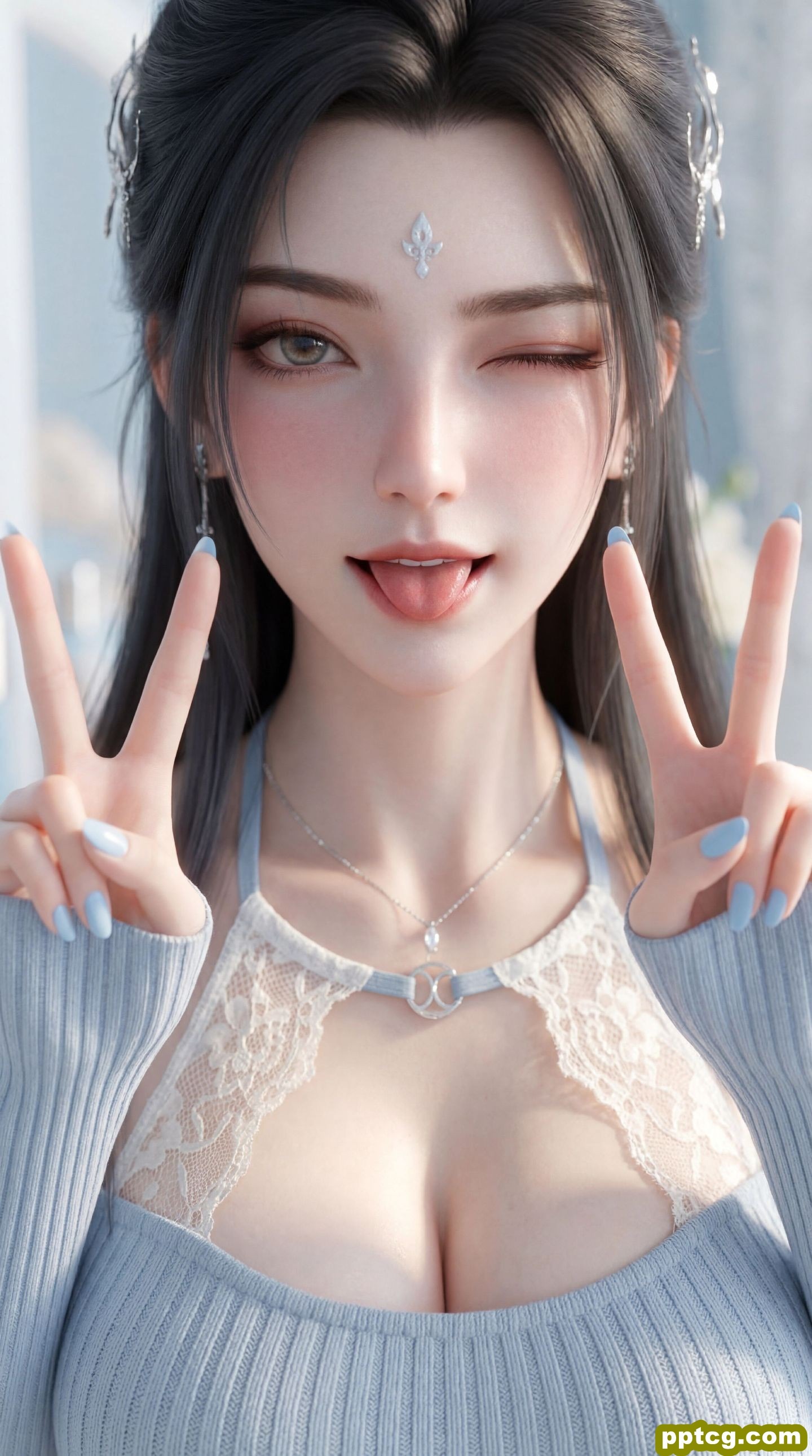 诛仙国漫女神陆雪琪 性感美女 动漫手机壁纸福利 4k超清 那一年的望月台，风动，心亦动