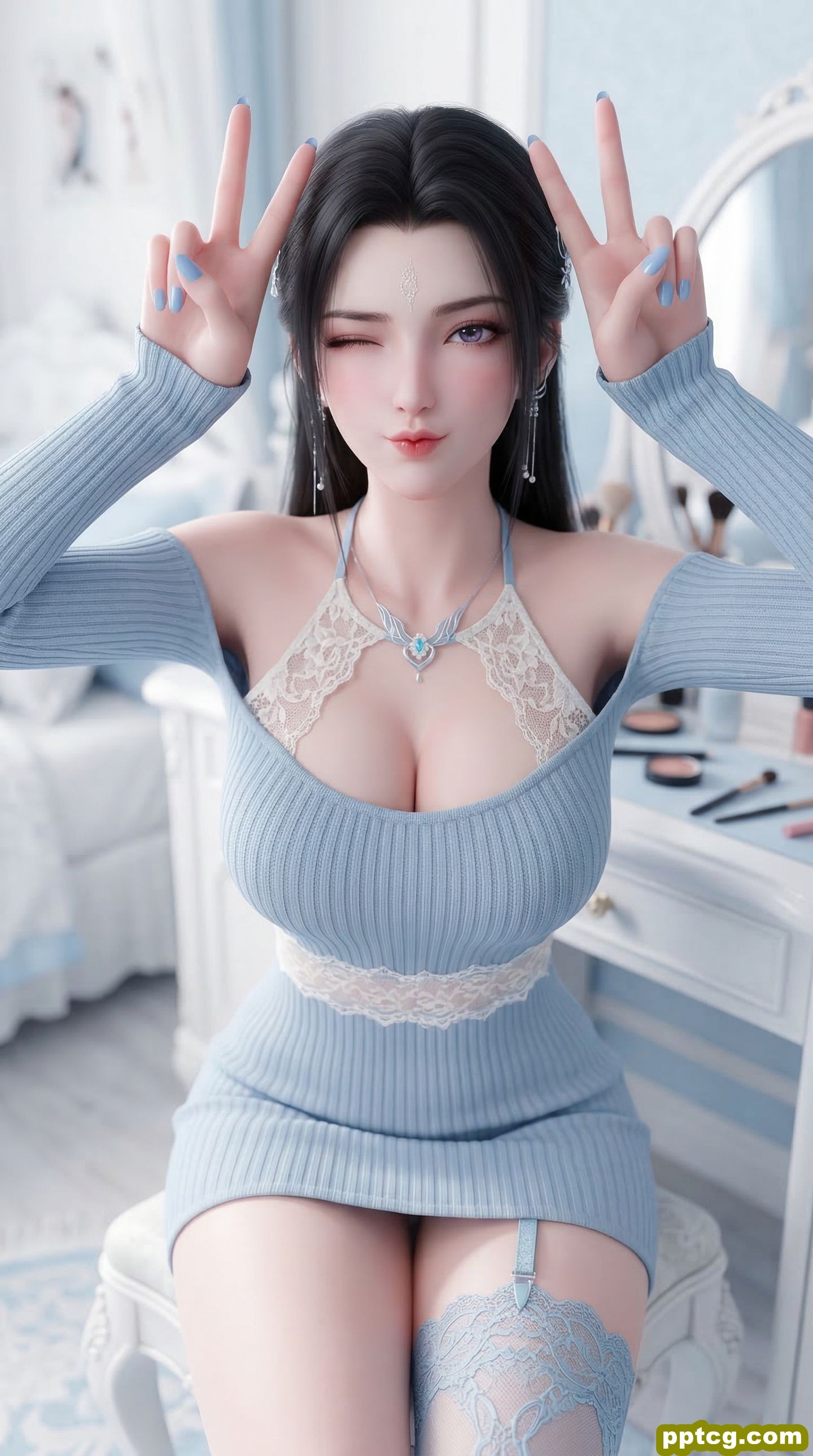 诛仙国漫女神陆雪琪 性感美女 动漫手机壁纸福利 4k超清 那一年的望月台，风动，心亦动