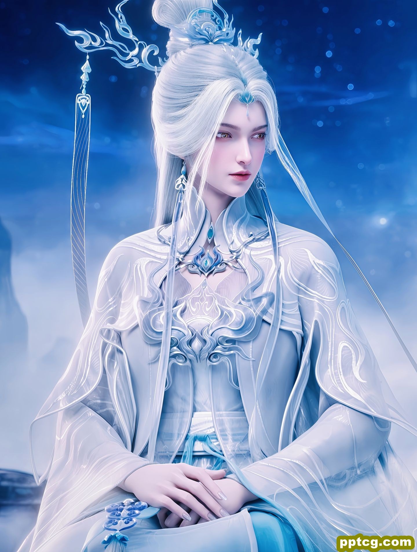 温柔漂亮剑妈新皮肤建模更加好看了 国漫女神 剑来第二季 超清壁纸