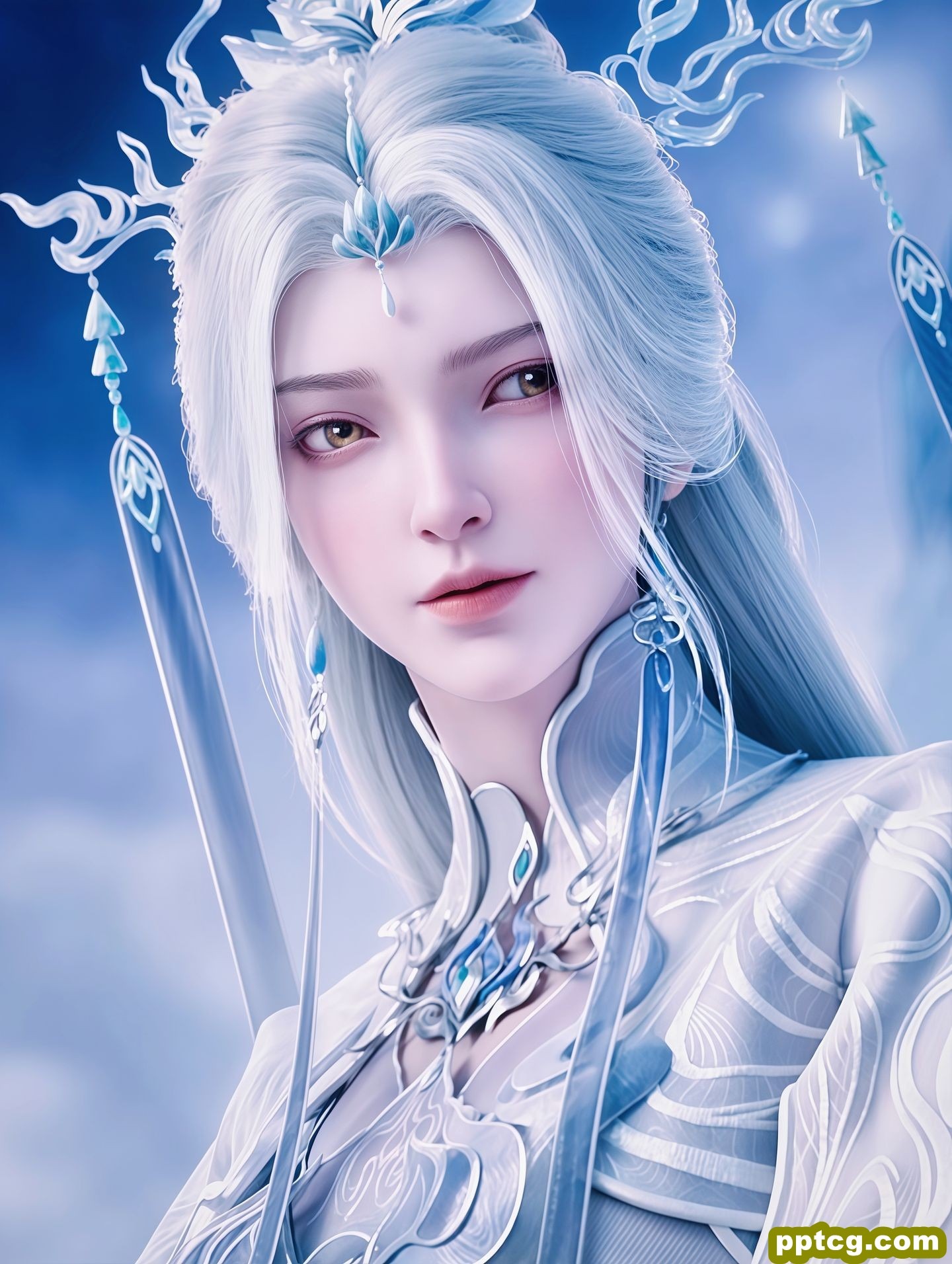 温柔漂亮剑妈新皮肤建模更加好看了 国漫女神 剑来第二季 超清壁纸