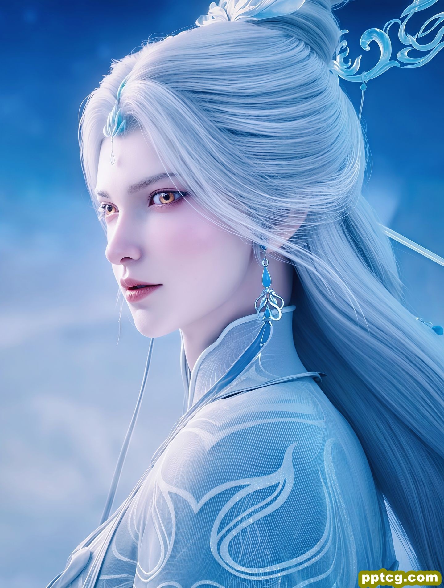 温柔漂亮剑妈新皮肤建模更加好看了 国漫女神 剑来第二季 超清壁纸