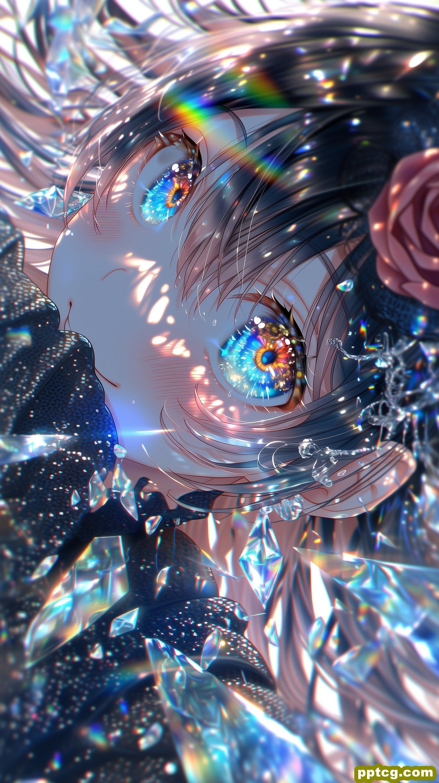 壁纸推荐 唯美充满生命力 二次元炫彩高清图片 眼睛-皮皮兔动漫