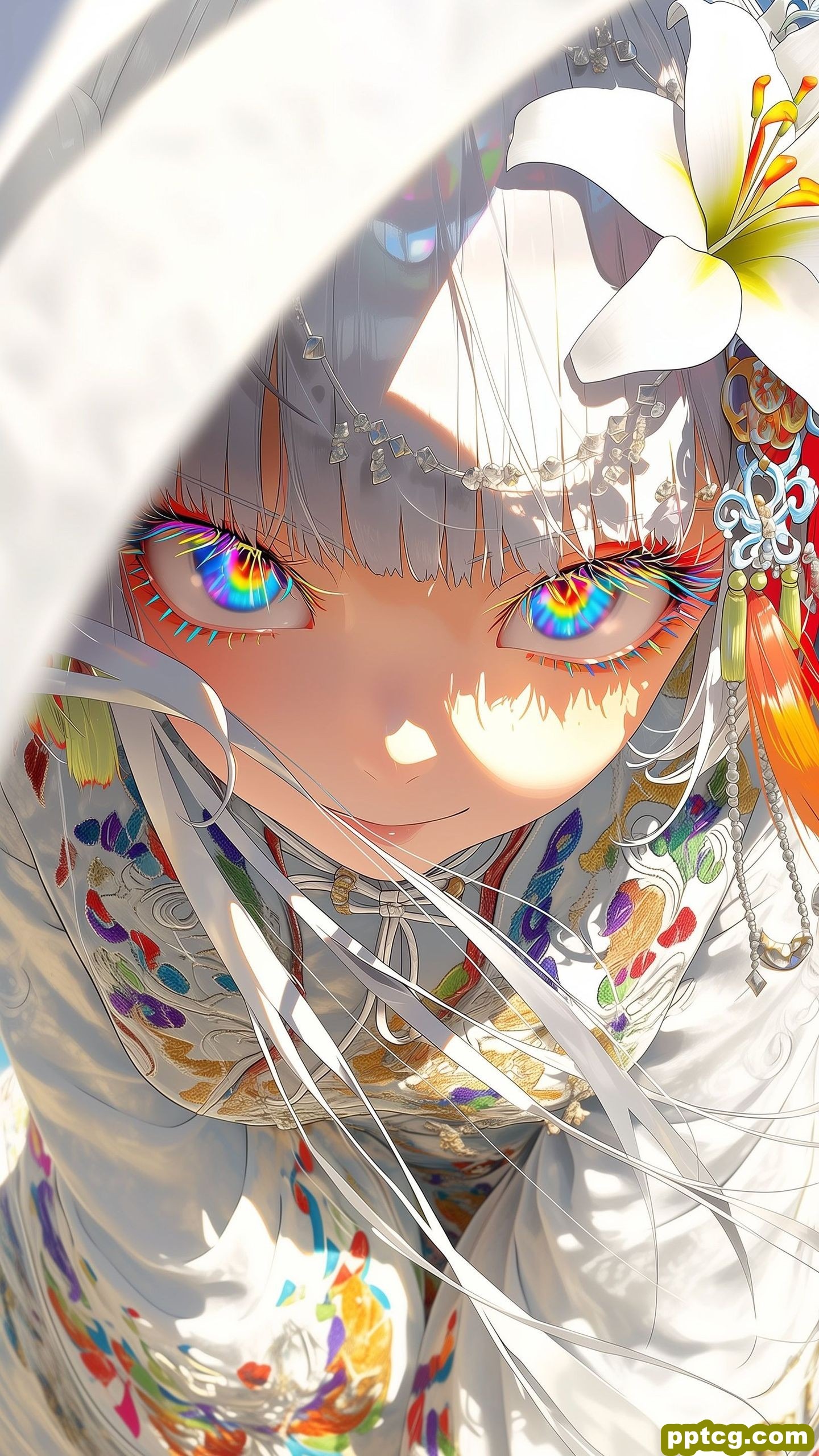 壁纸推荐 唯美充满生命力 二次元炫彩高清图片 眼睛