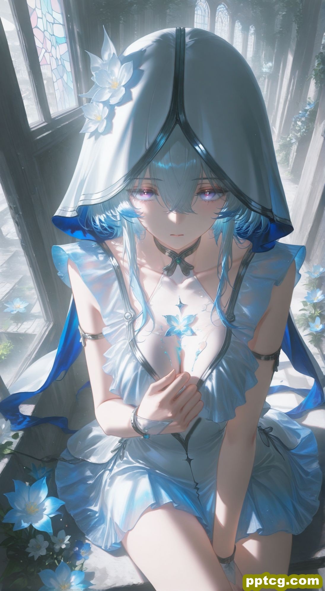 黑海岸最忧郁的蝶 鸣潮守岸人 唯美柔感风 二次元游戏角色人物美图-皮皮兔动漫