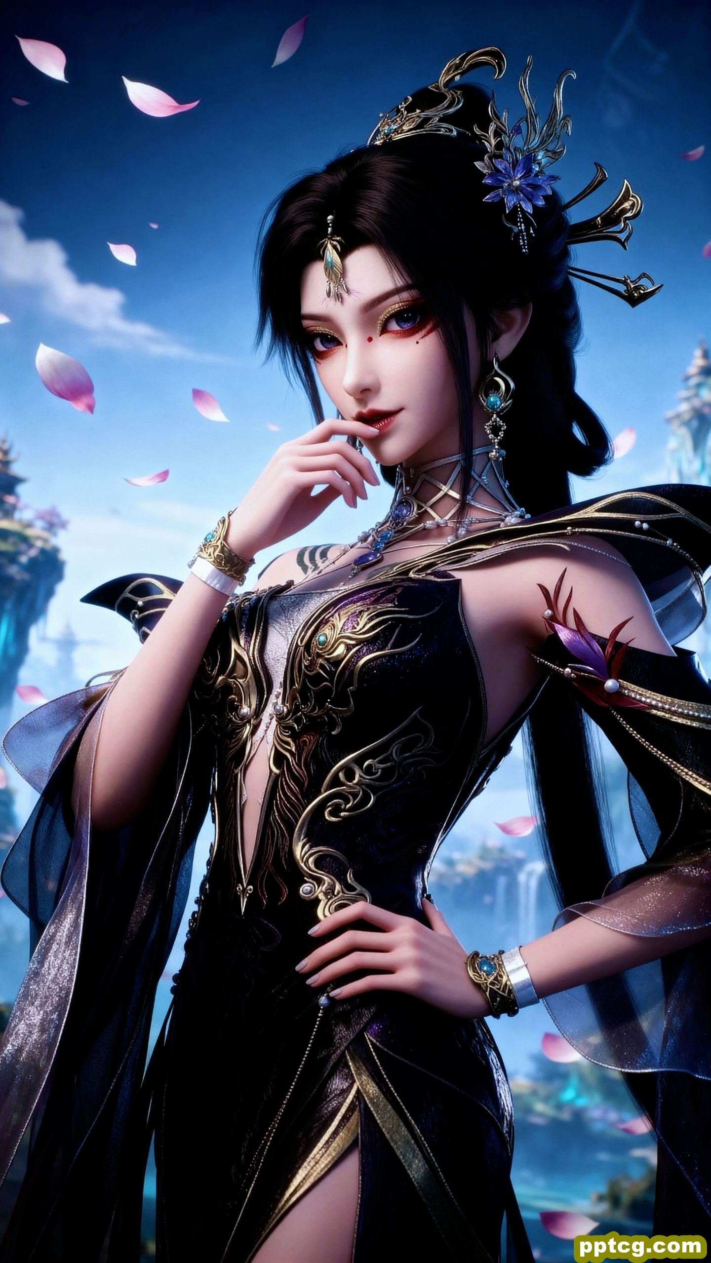 古佩儿 动漫动画百炼成神 国漫女神美女 超高清手机背景壁纸图片