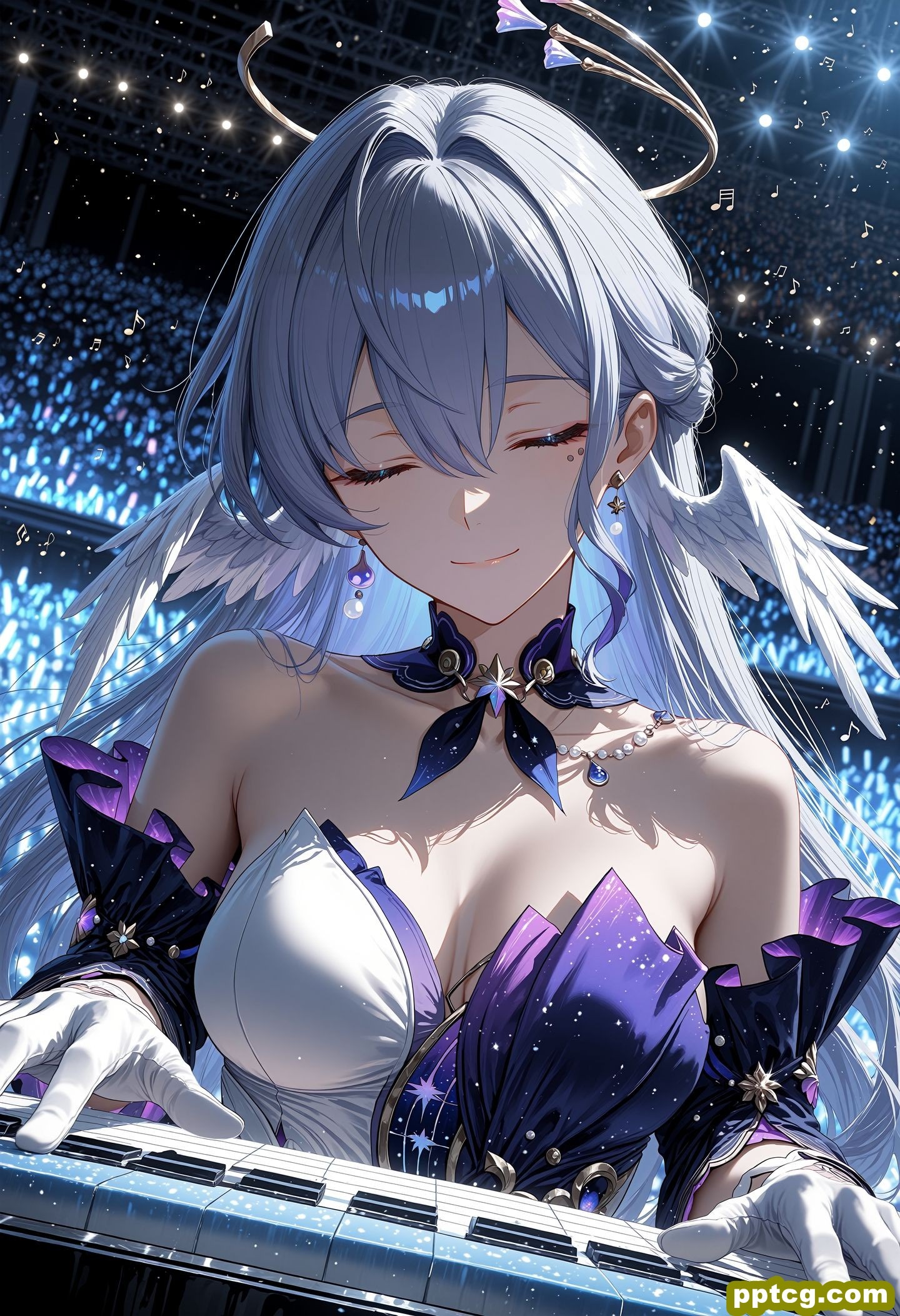 高清二次元游戏壁纸 崩坏星穹铁道 知更鸟 AI绘画 AI作画-皮皮兔动漫