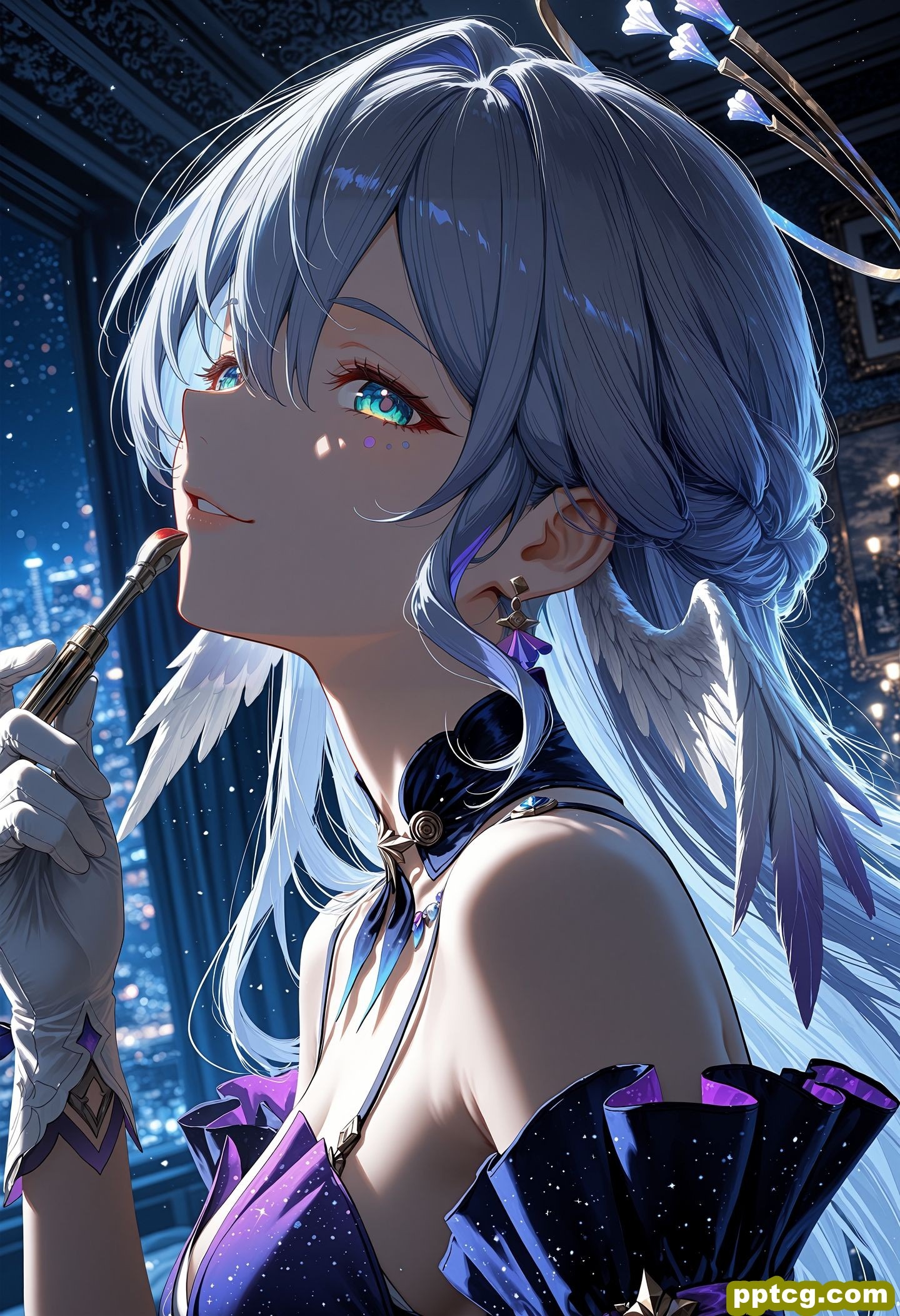 高清二次元游戏壁纸 崩坏星穹铁道 知更鸟 AI绘画 AI作画