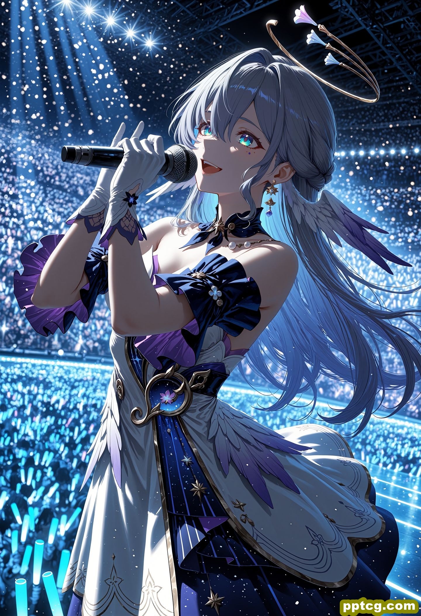 高清二次元游戏壁纸 崩坏星穹铁道 知更鸟 AI绘画 AI作画