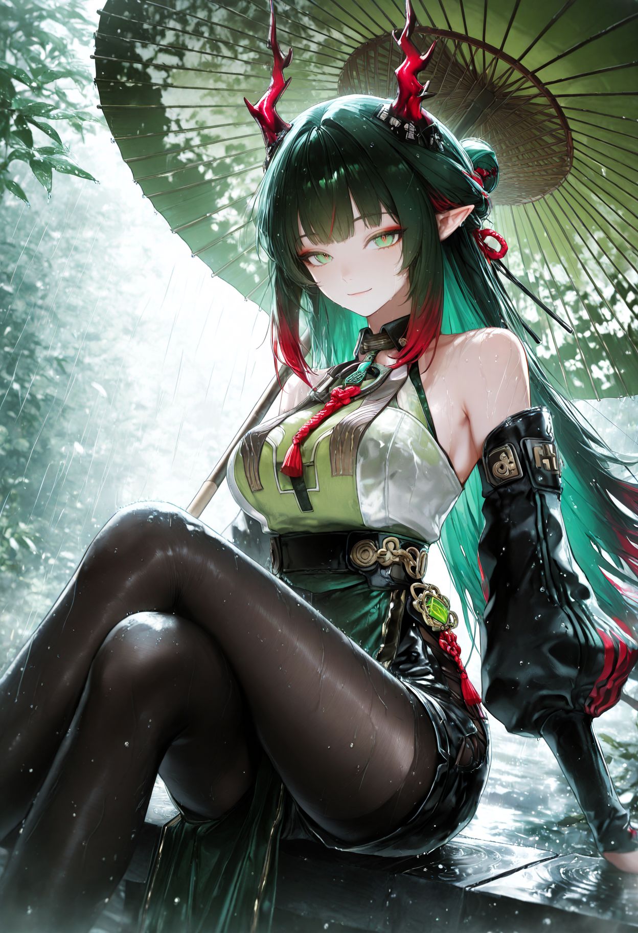 来躲会雨吧管理员 明日方舟终末地 庄方宜 二次元游戏美女AI绘画-皮皮兔动漫