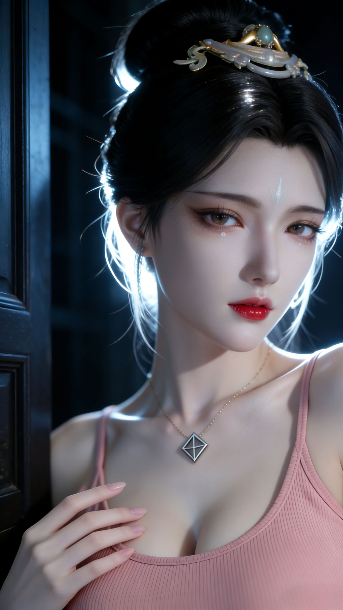 国漫女神 姑射仙子 搜神记 动漫性感美女写实版福利