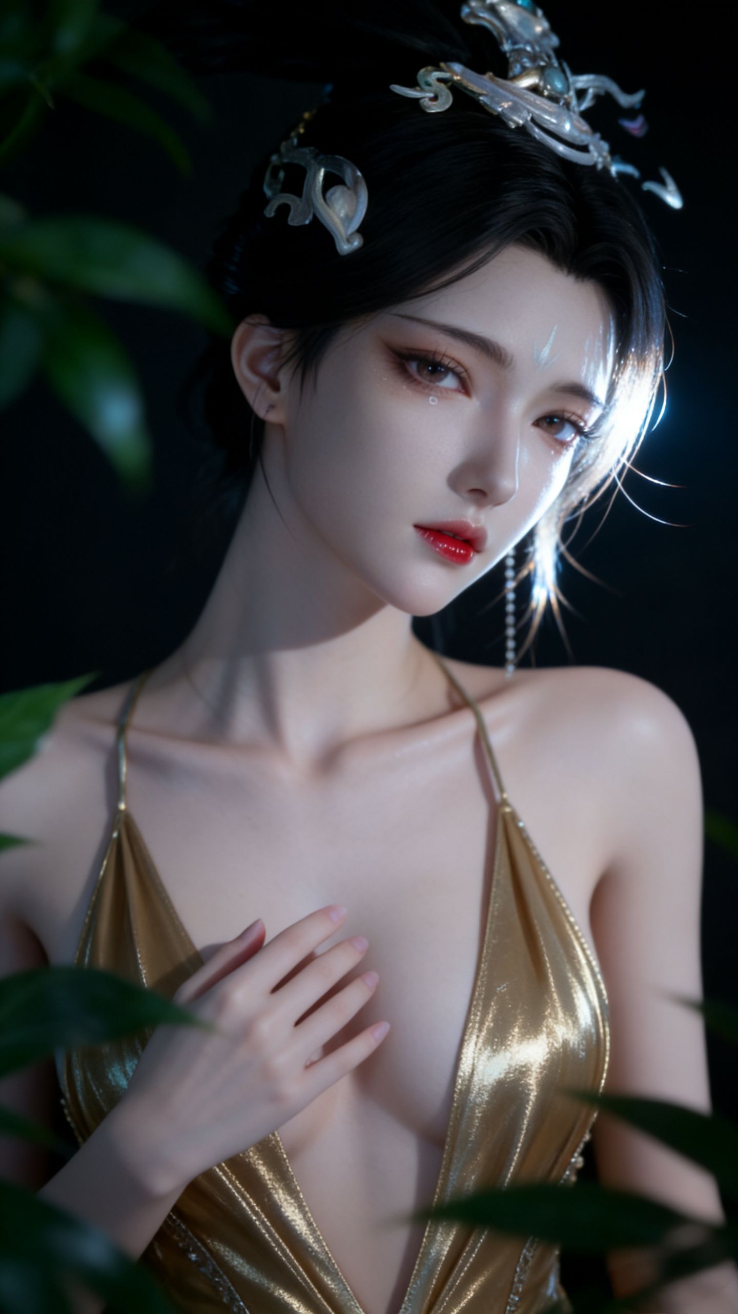 国漫女神 姑射仙子 搜神记 动漫性感美女写实版福利