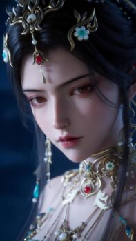 鸿音 逆水寒壁纸分享 游戏美女 写实高清 泪痣-皮皮兔动漫