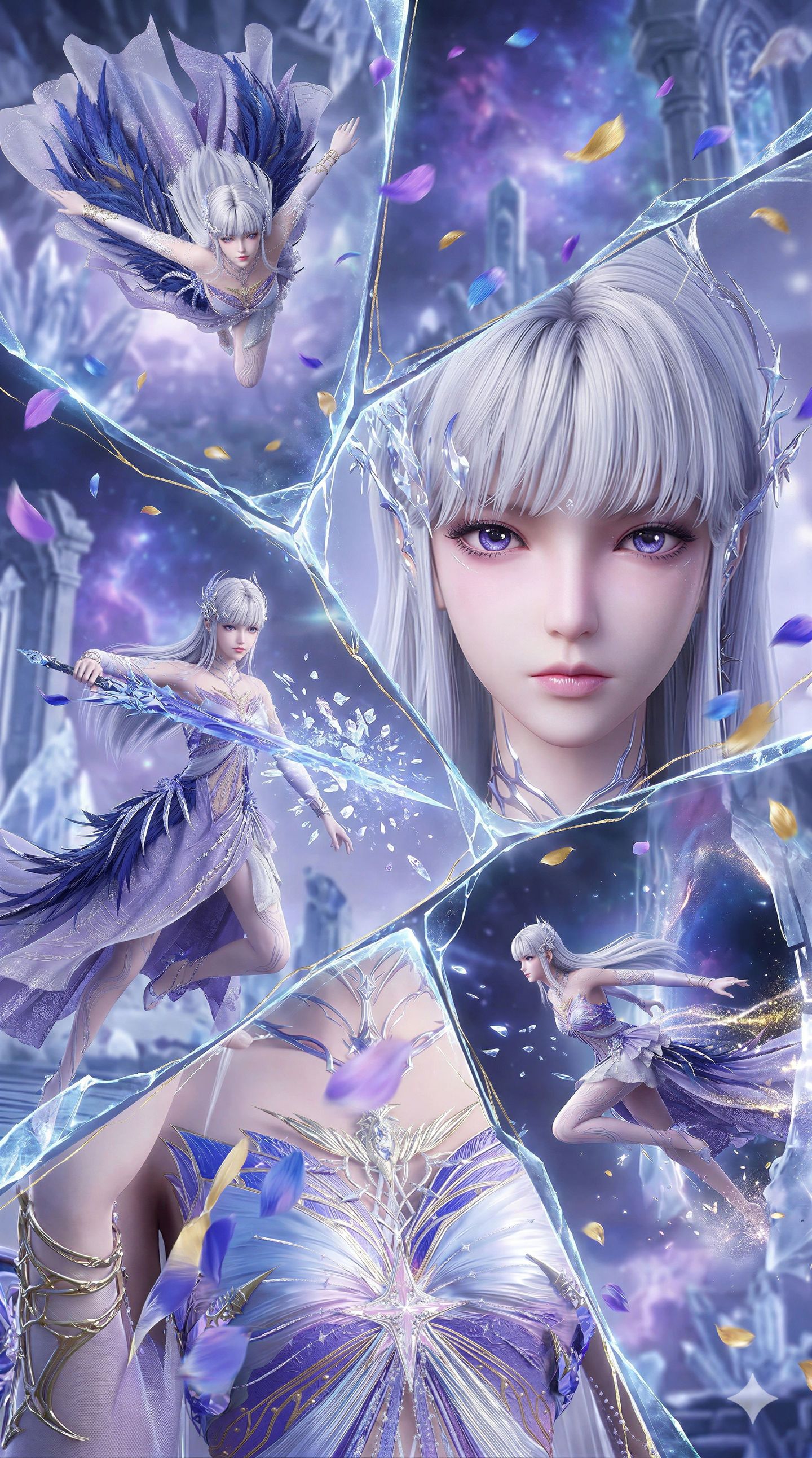 圣采儿 动漫动画《神印王座》国漫女主 美女御姐 超高清手机壁纸