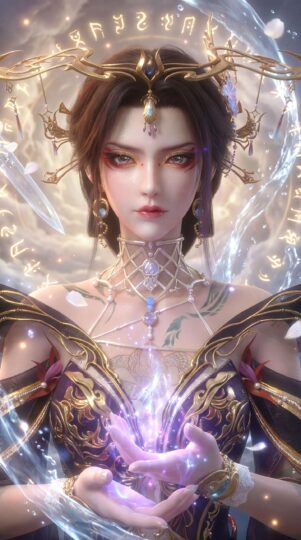 百炼成神 古佩儿 国漫女神美女壁纸 古风古装 视觉效果飘逸-皮皮兔动漫