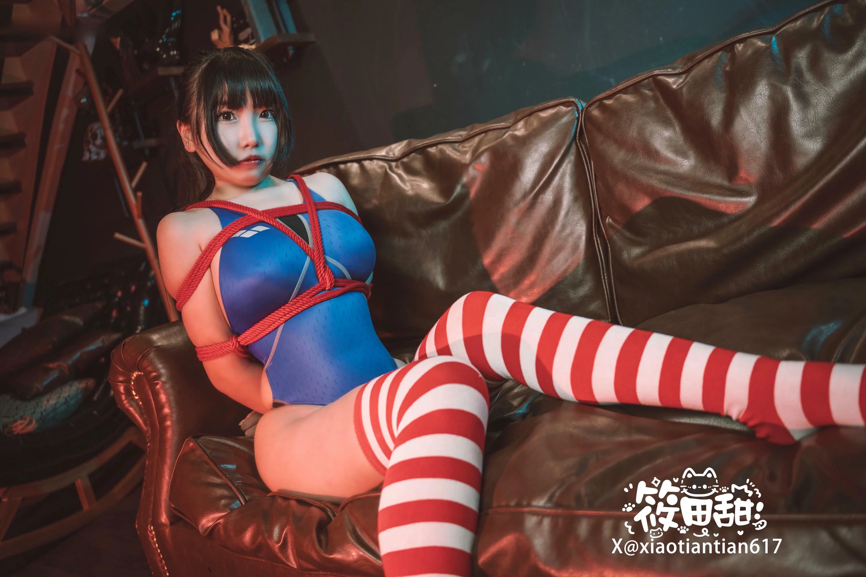 香草奶喵 - 竞泳绳艺