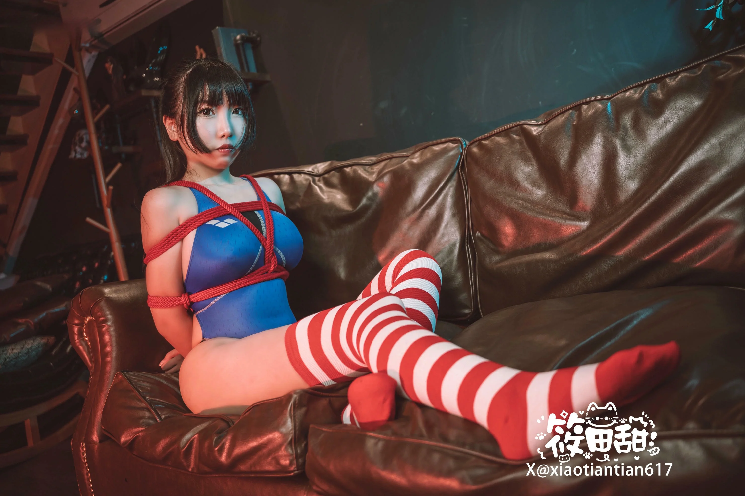 香草奶喵 - 竞泳绳艺