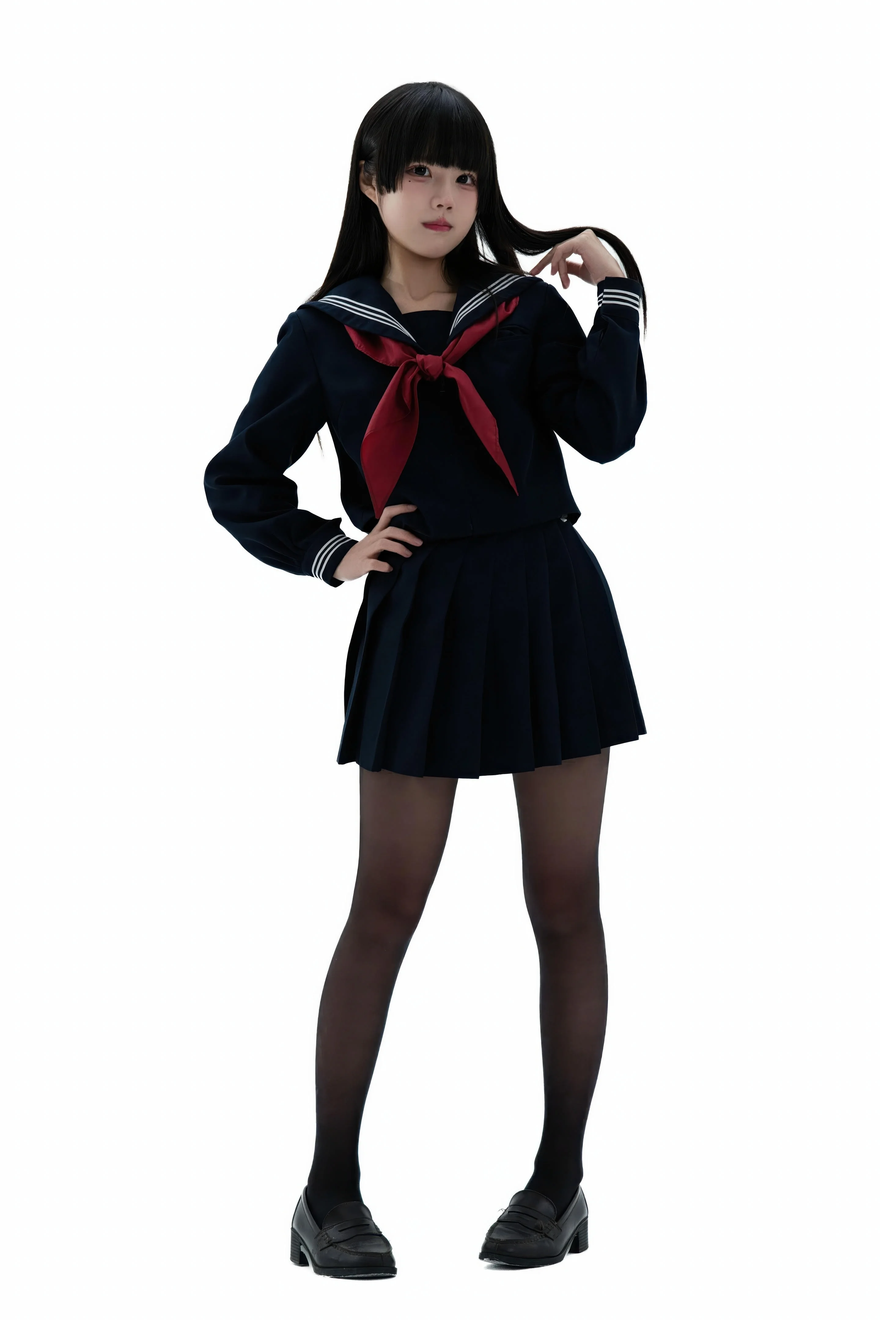 清水凪 - 後輩ちゃんの制服