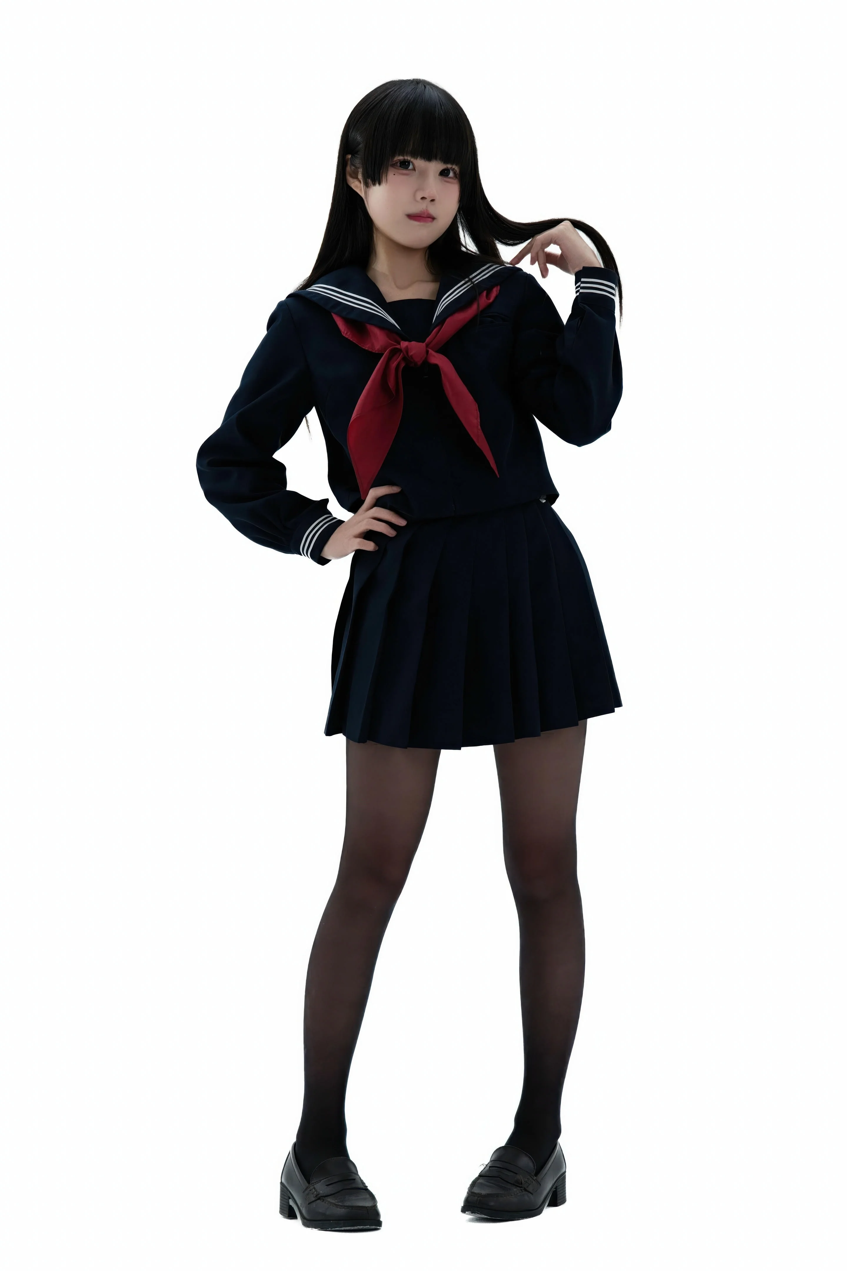 清水凪 - 後輩ちゃんの制服