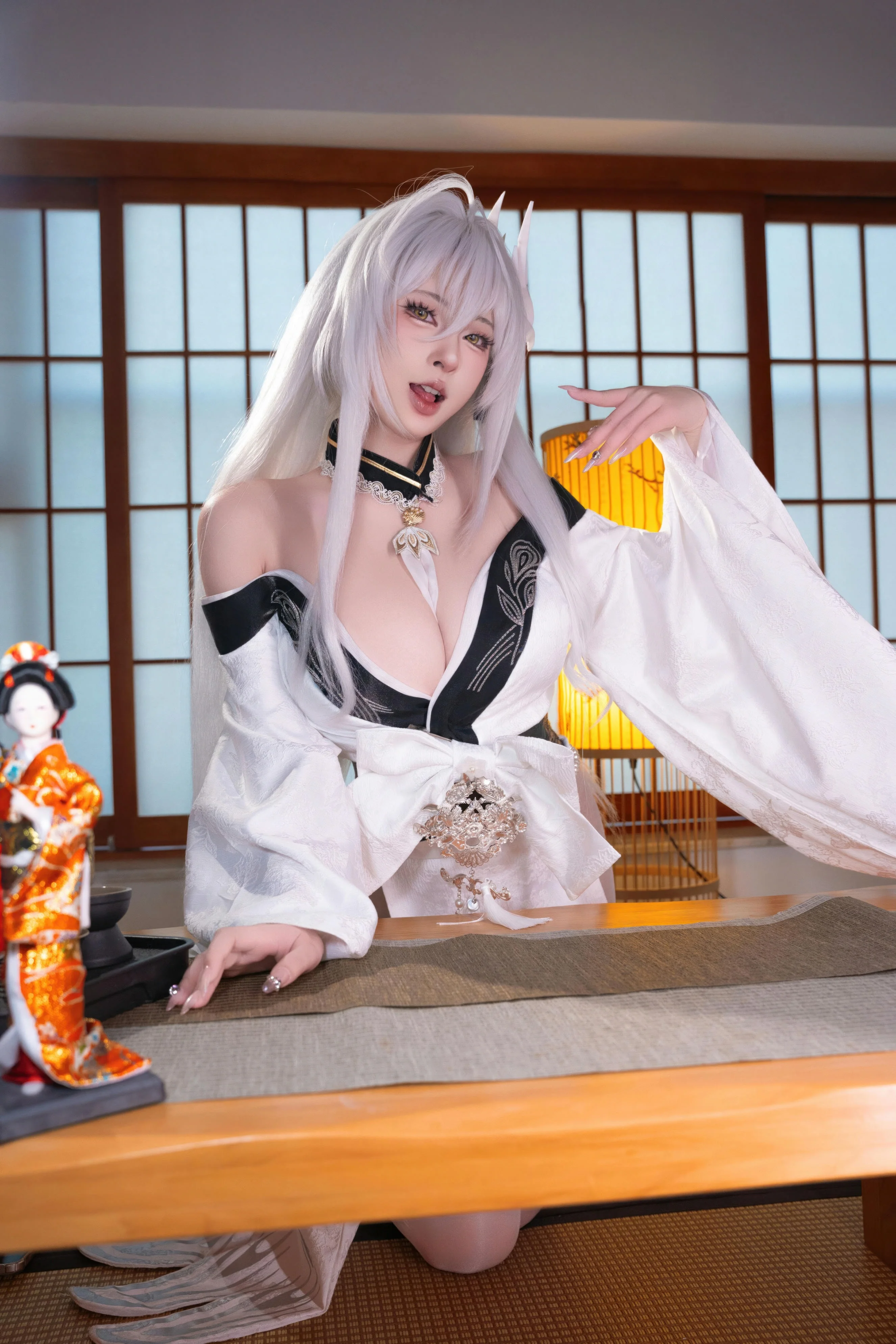 清水由乃 - 碧蓝航线 白凤和服（HD）