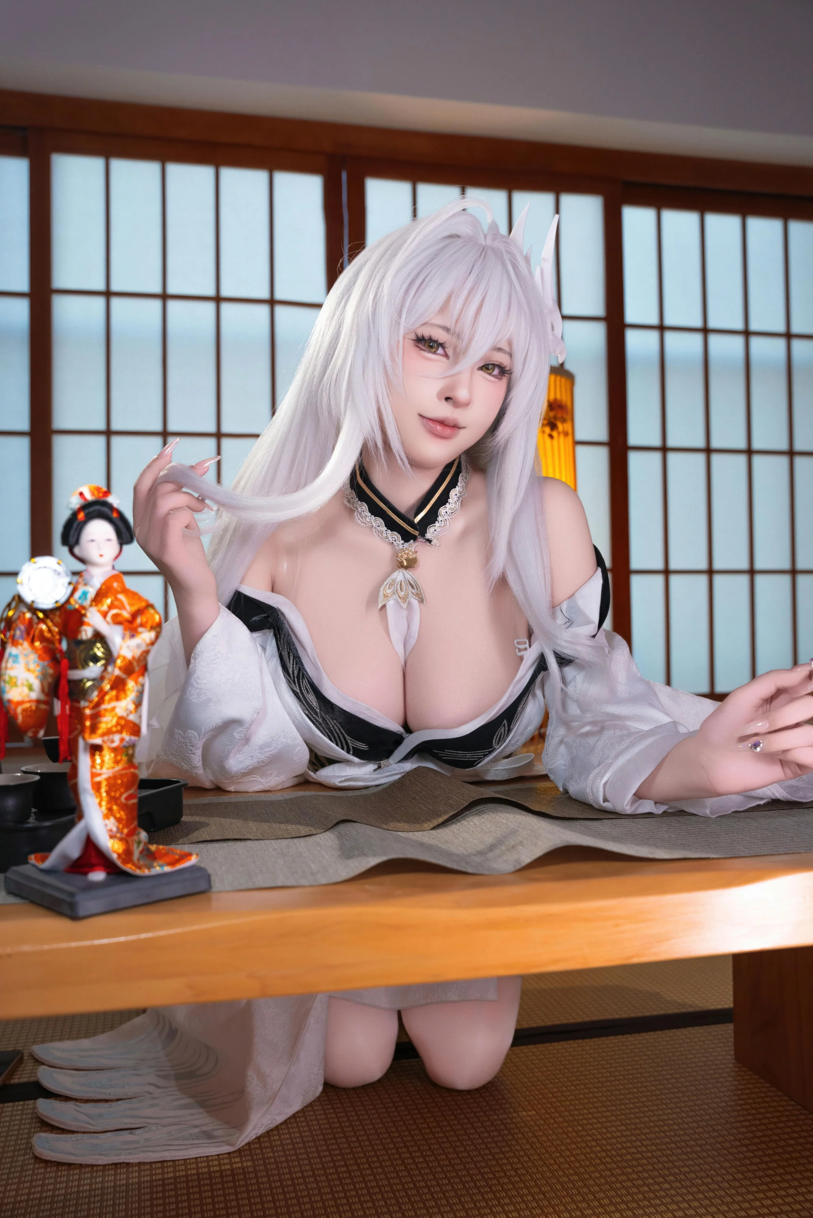 清水由乃 - 碧蓝航线 白凤和服（HD）