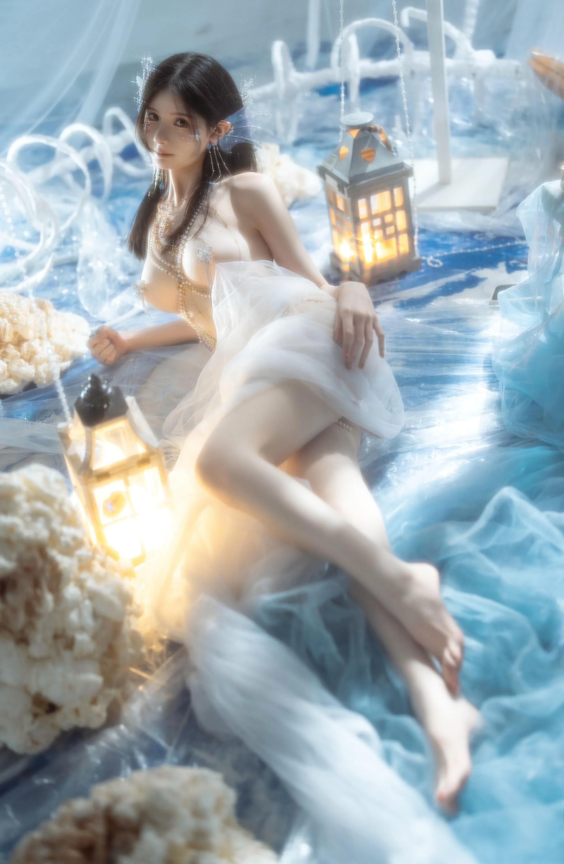 【亚洲萌妹】橙子喵酱 - 人鱼 写真图集-皮皮兔动漫